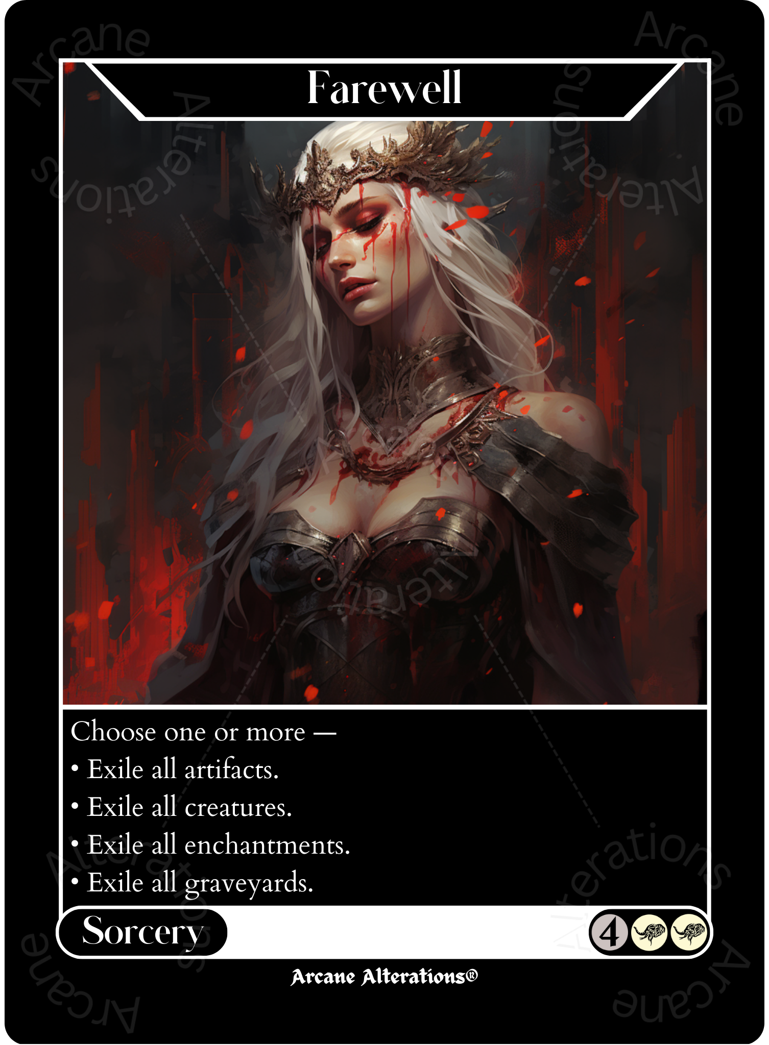 Farewell - High Quality Altered Art Custom Proxy Cards Farewell - High Quality Altered Art Custom Proxy Cards