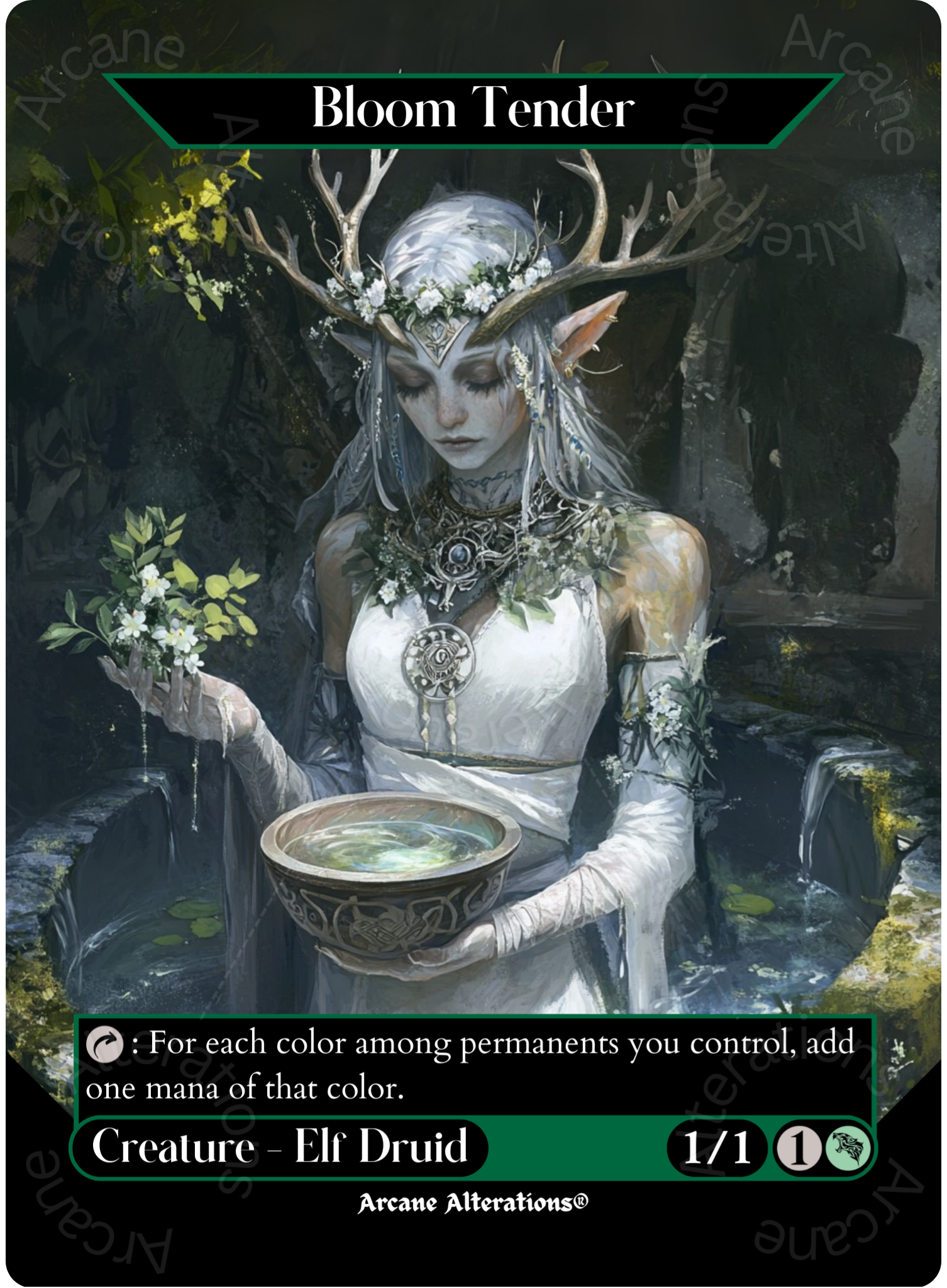Bloom Tender - Full Art Altered Art Custom Proxy Cards Arcane Alterations Bloom Tender - Full Art Altered Art Custom Proxy Cards Arcane Alterations
