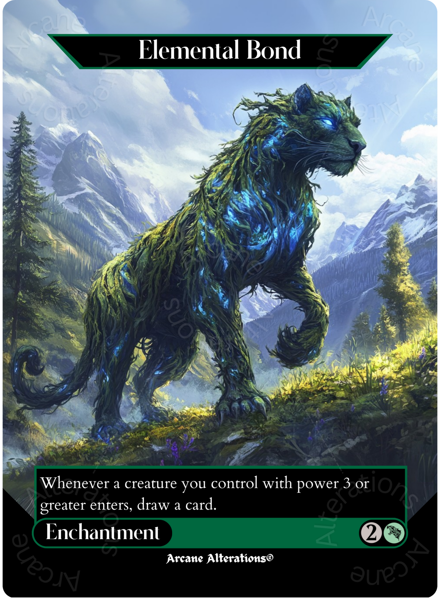 Elemental Bond - Full Art Altered Art Custom Proxy Cards