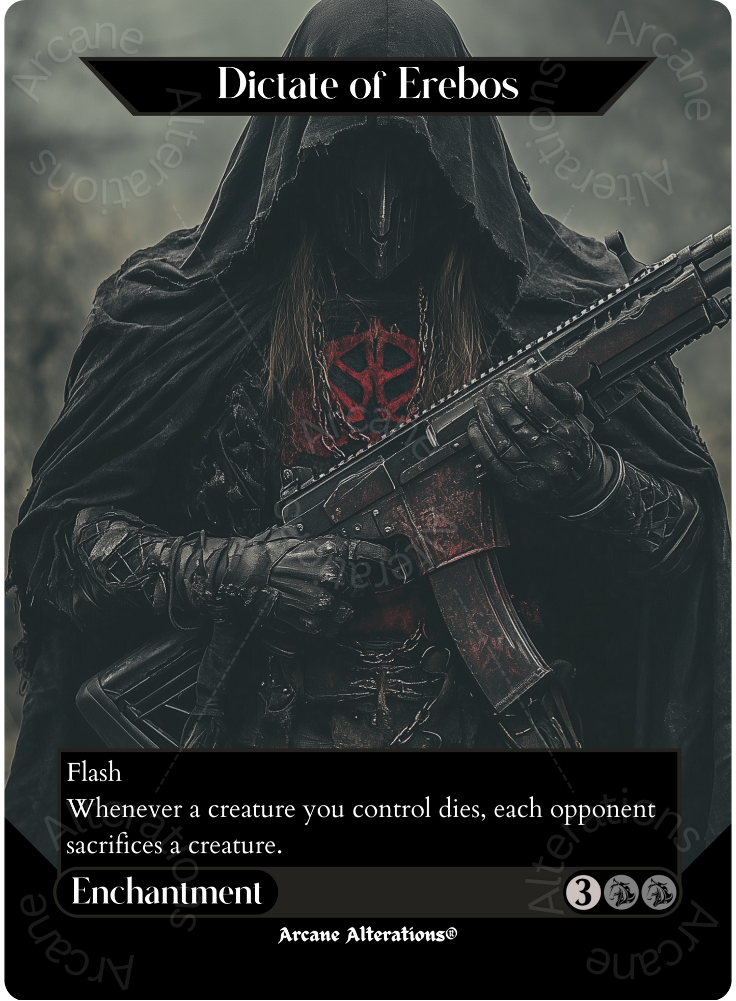 Dictate of Erebos - Full Art Altered Art Custom Proxy Cards