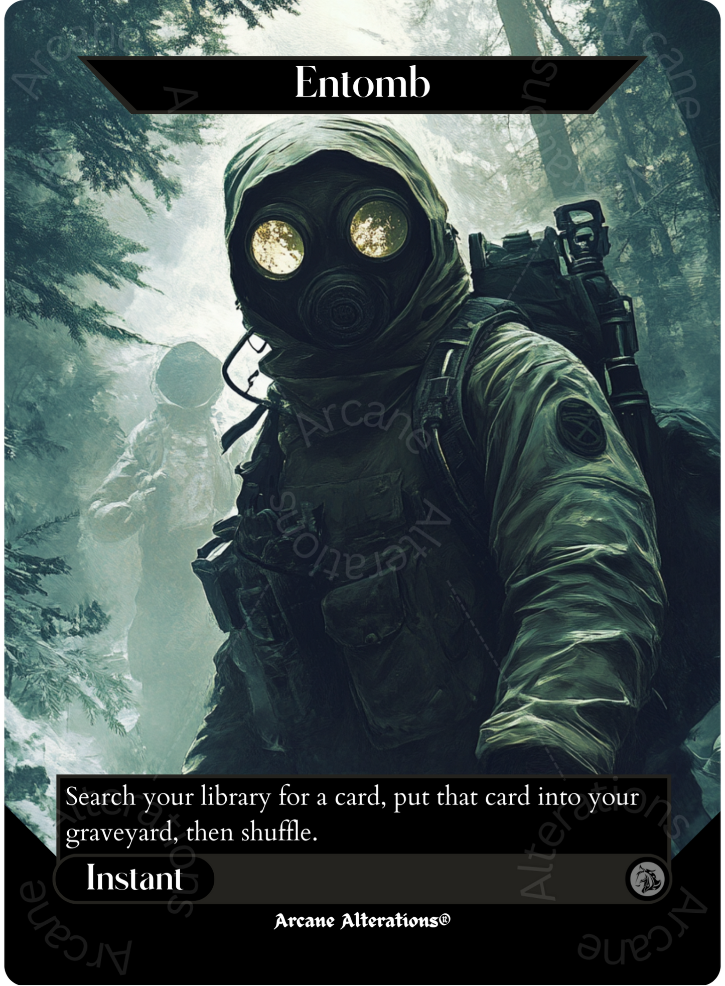 Entomb - Full Art Altered Art Custom Proxy Cards