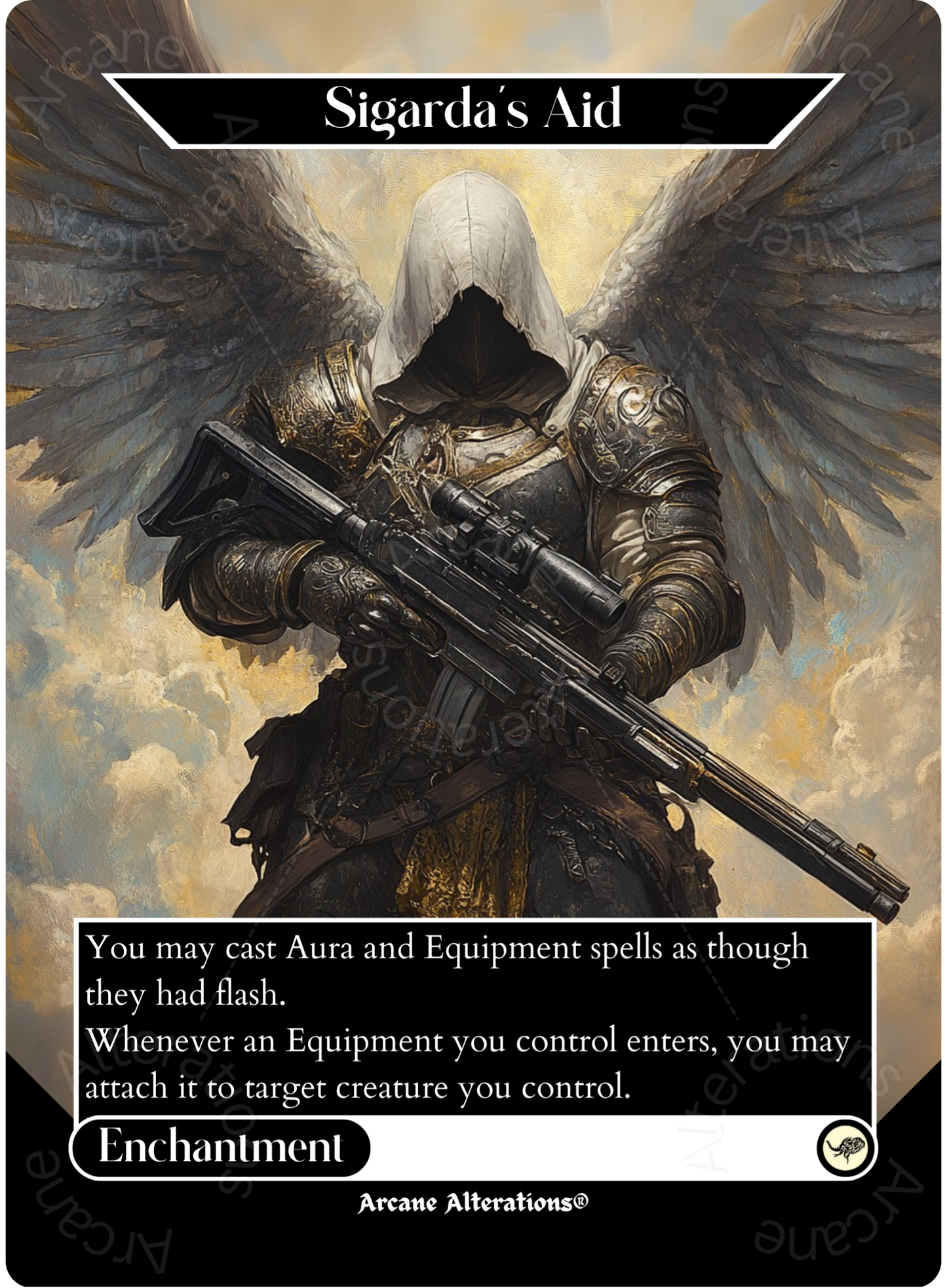 Sigarda's Aid - Full Art Altered Art Custom Proxy Cards
