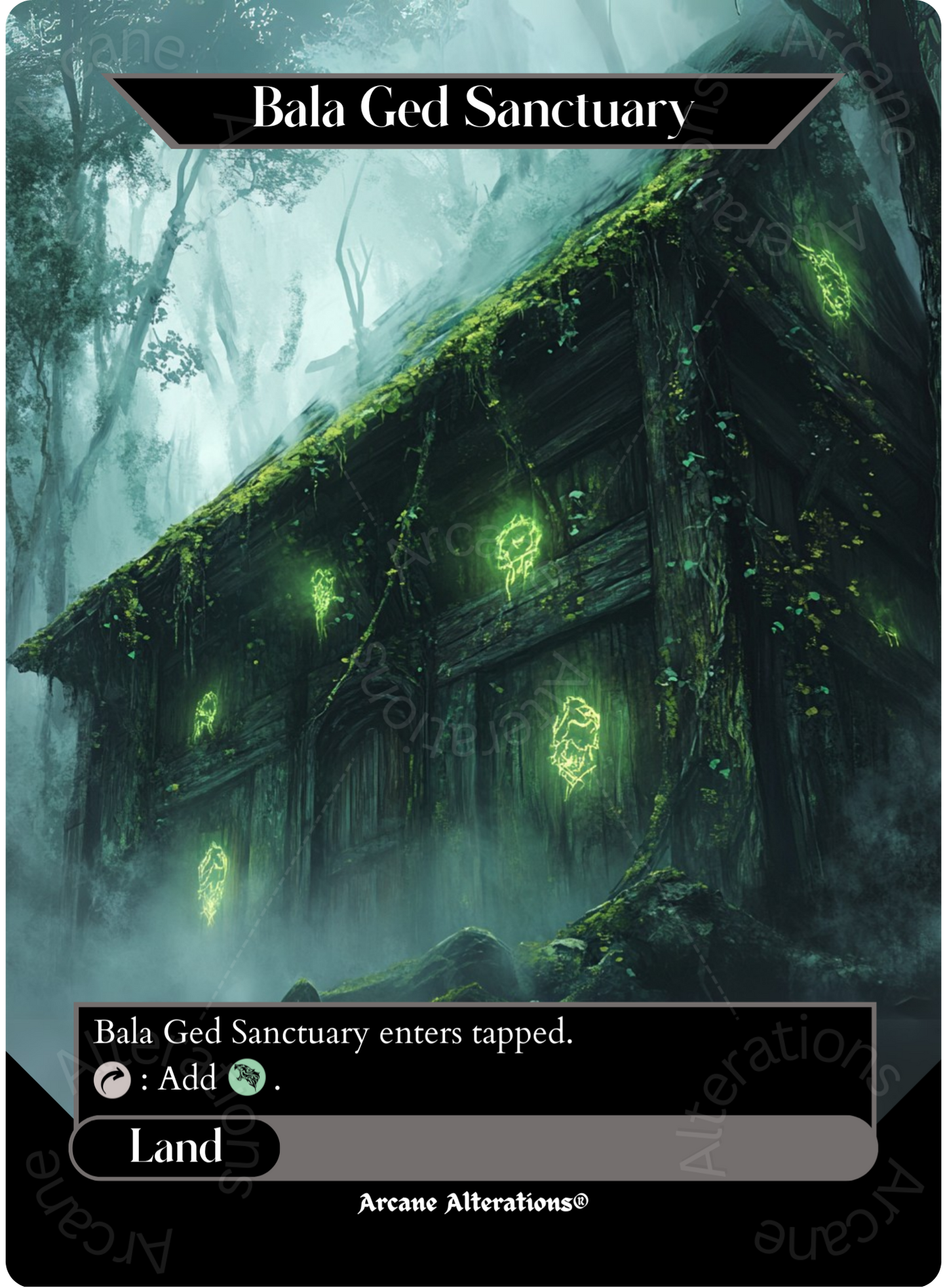 Bala Ged Recovery / Bala Ged Sanctuary - Full Art Altered Art Custom Proxy Cards