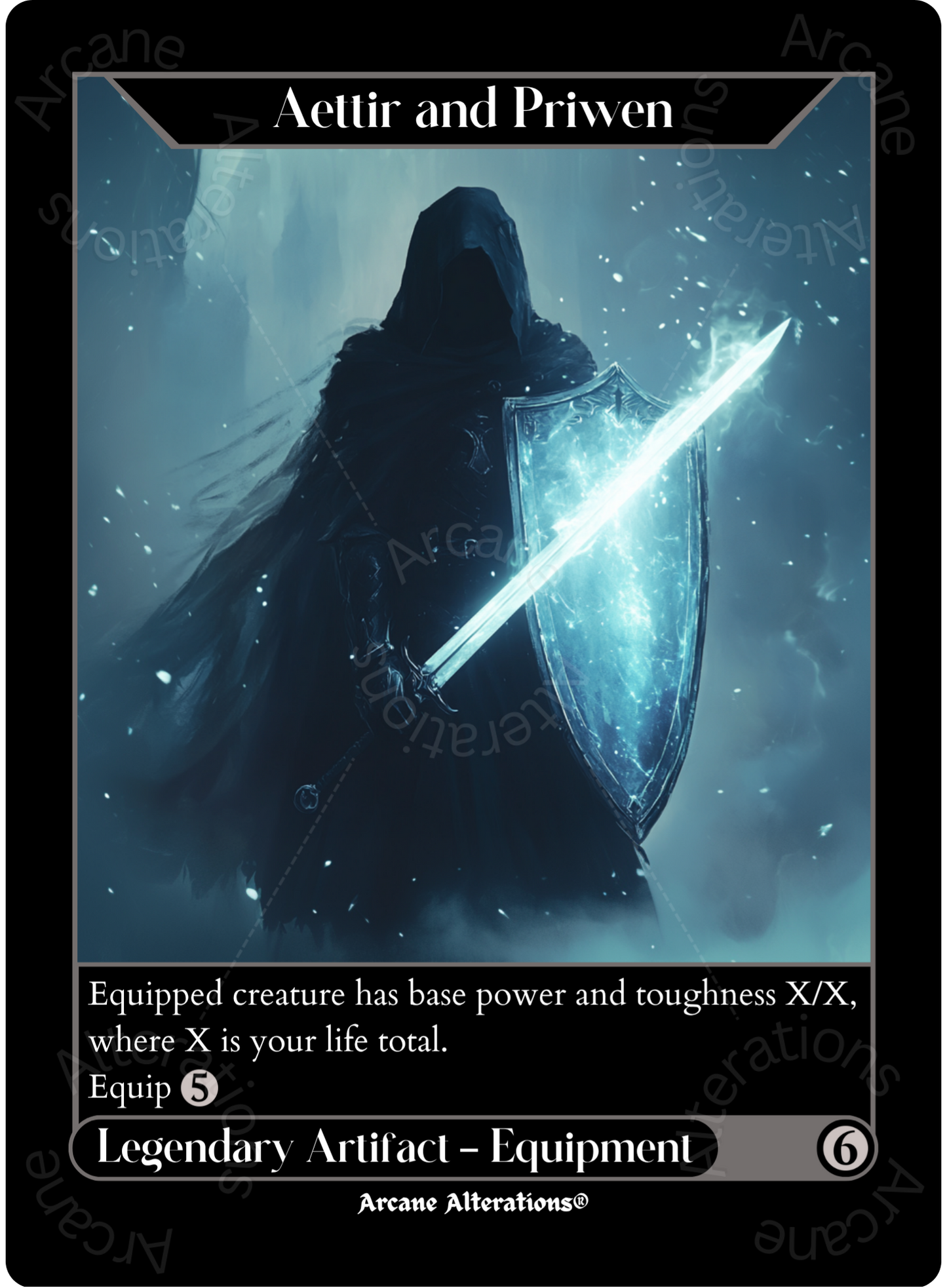 Aettir and Priwen - High Quality Altered Art Custom Proxy Cards