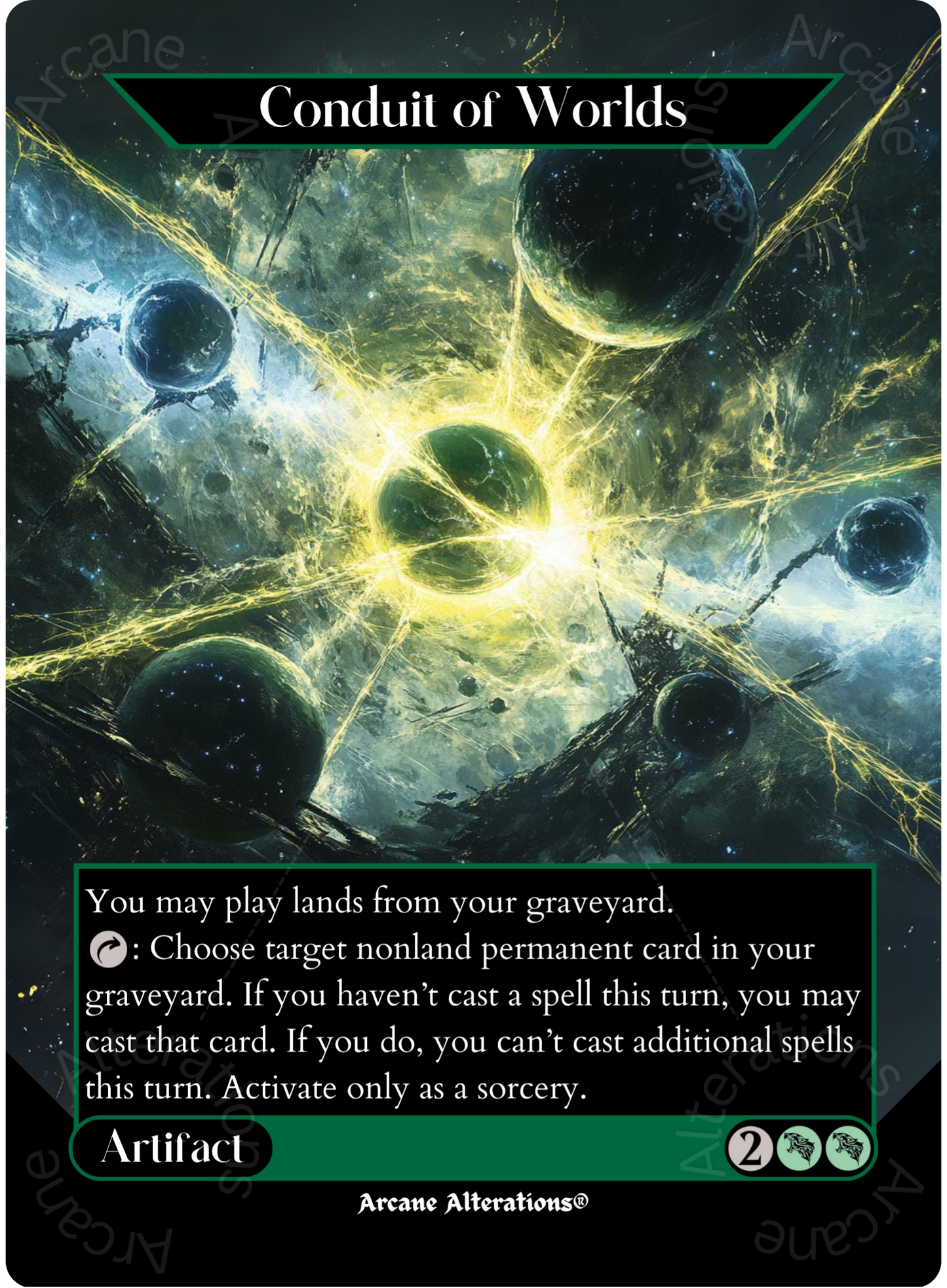 Conduit of Worlds - Full Art Altered Art Custom Proxy Cards