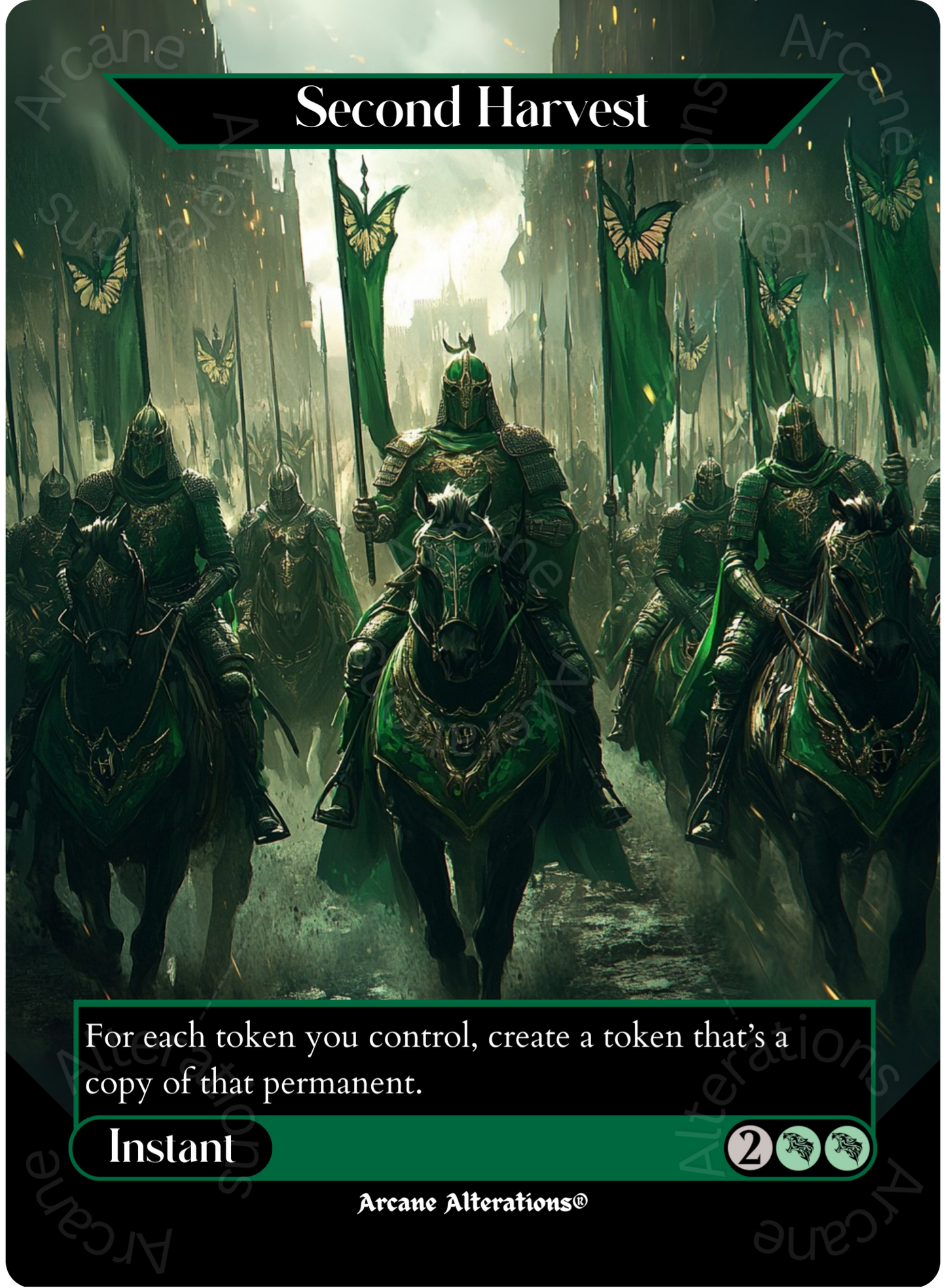 Second Harvest - Full Art Altered Art Custom Proxy Cards