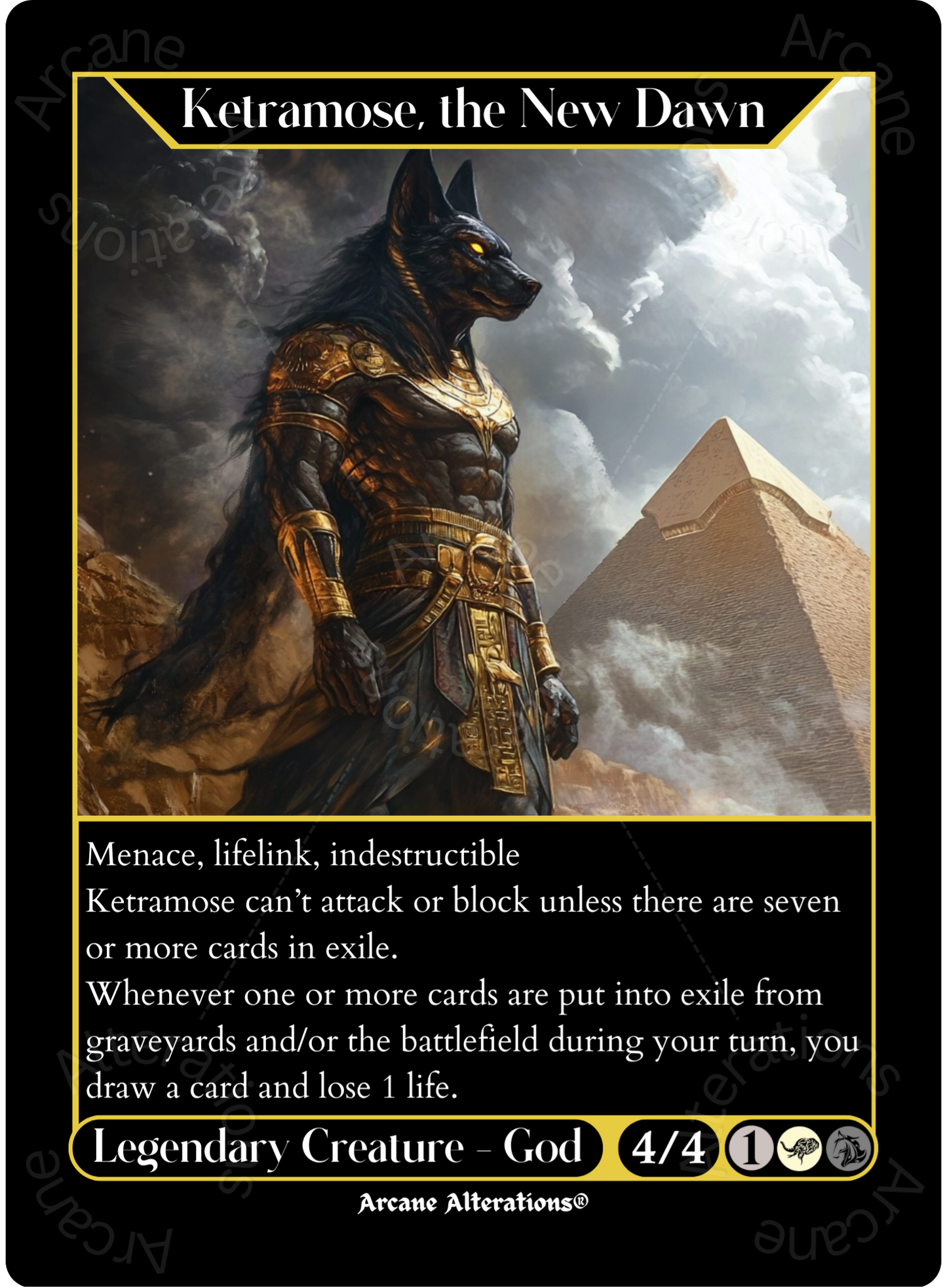Ketramose, the New Dawn - High Quality Altered Art Custom Proxy Cards