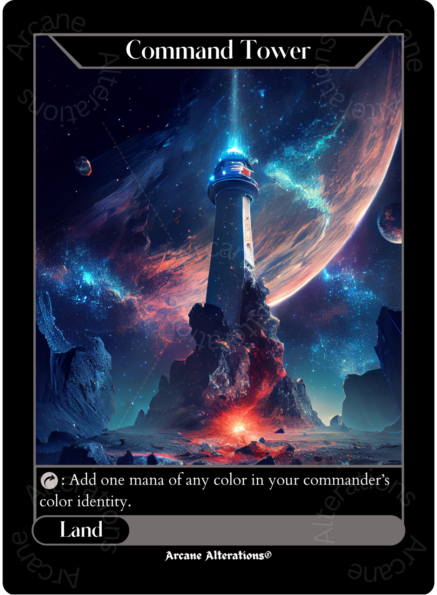 Command Tower - High Quality Altered Art Custom Proxy Cards