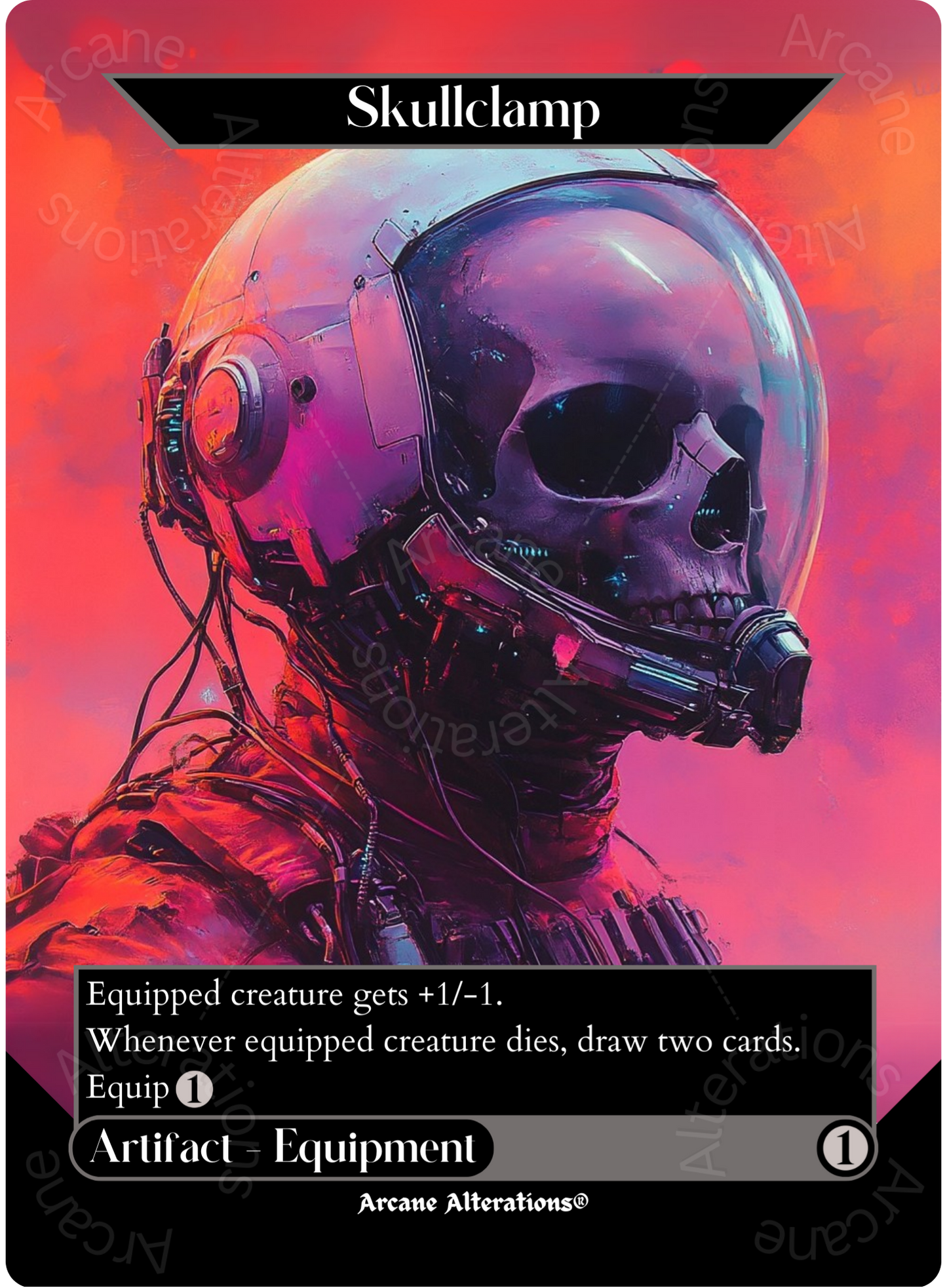 Skullclamp - Full Art Altered Art Custom Proxy Cards