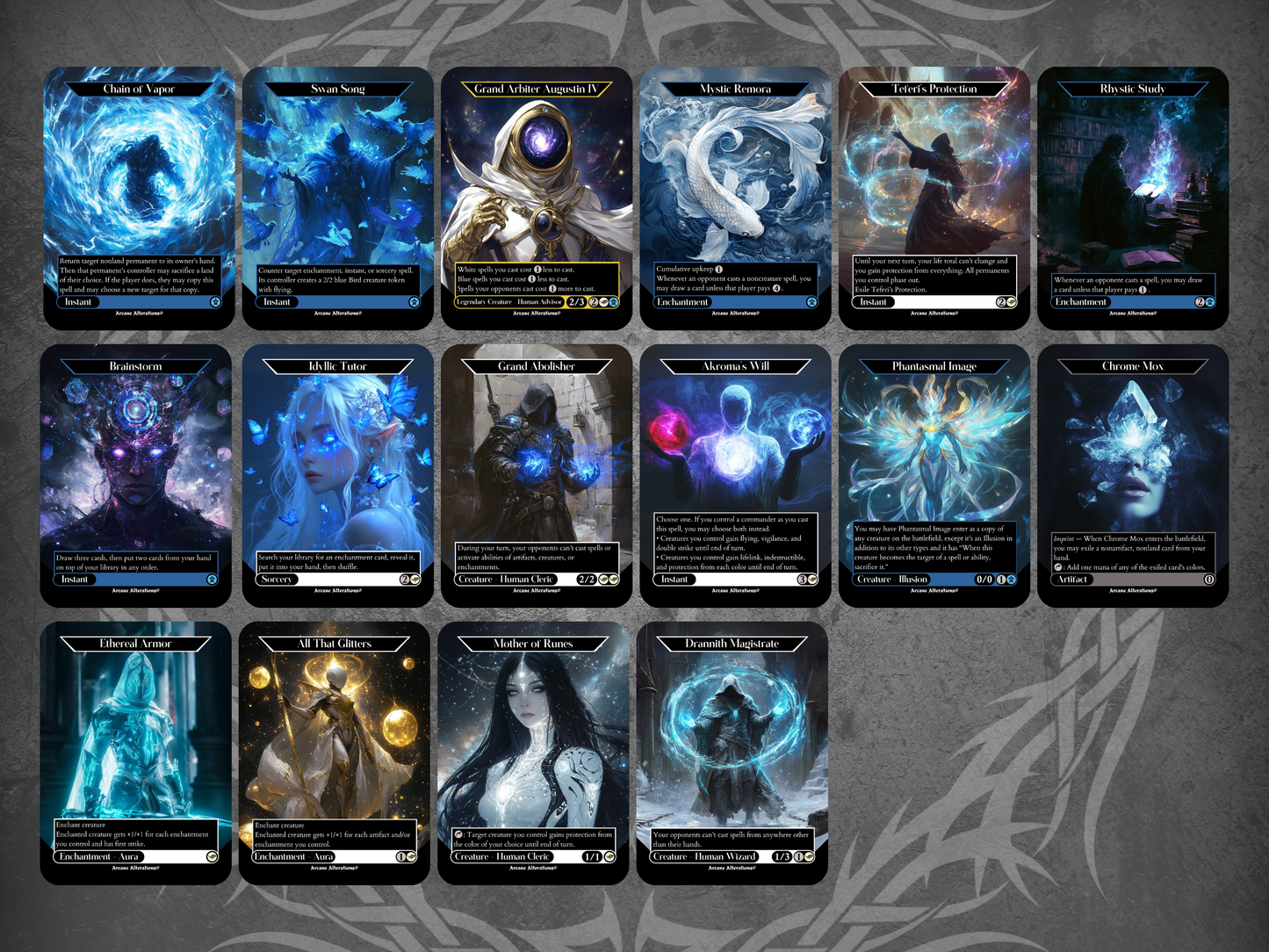 Mystic Discount Bundle - Full Art Altered Art Custom Proxy Cards