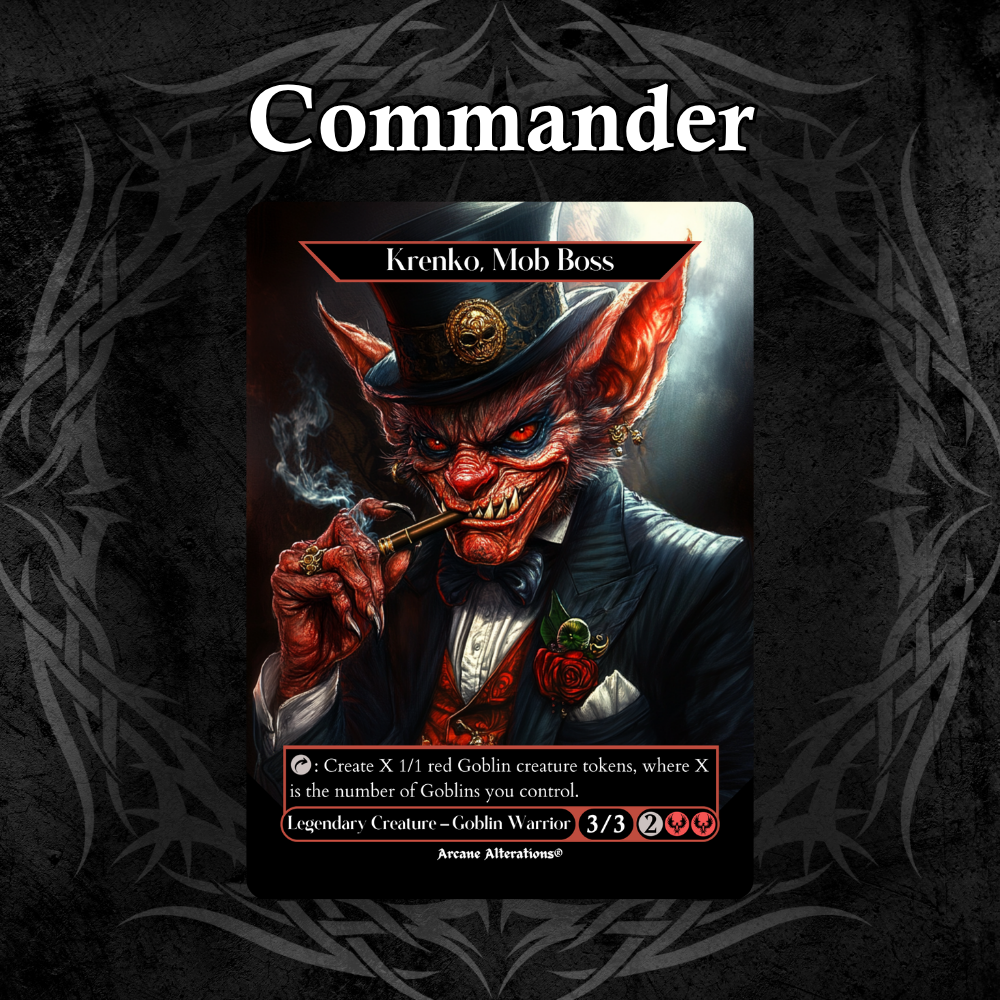 Krenko, Mob Boss Commander Deck Fully Customized