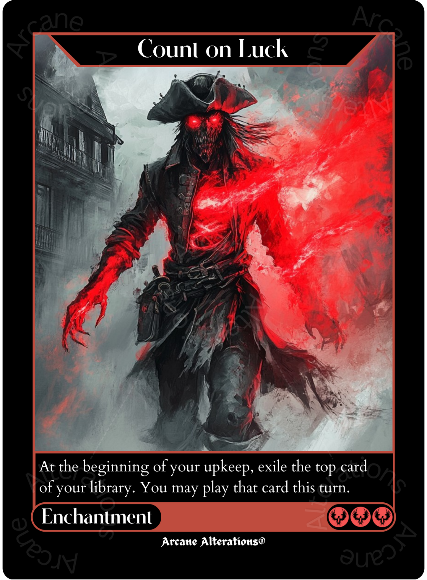 Count on Luck - High Quality Altered Art Custom Proxy Cards