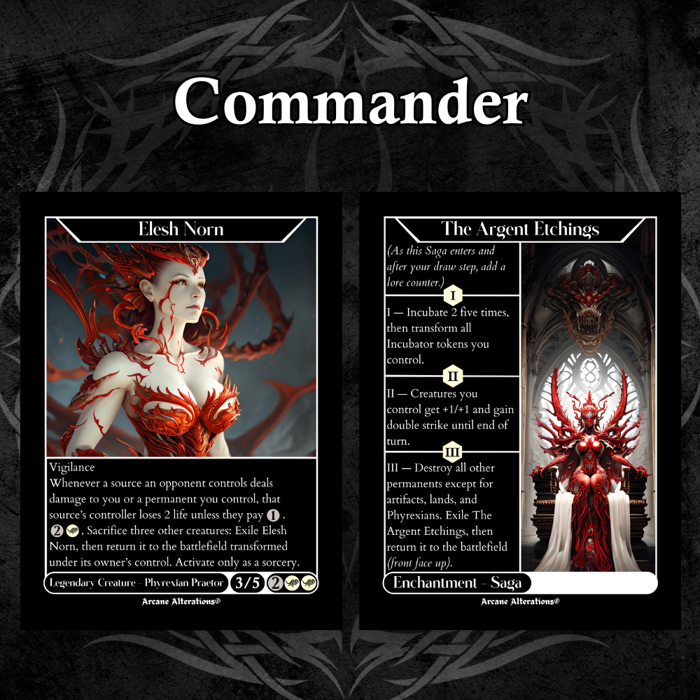 Elesh Norn Phyrexian Tribal Commander Deck Fully Customized