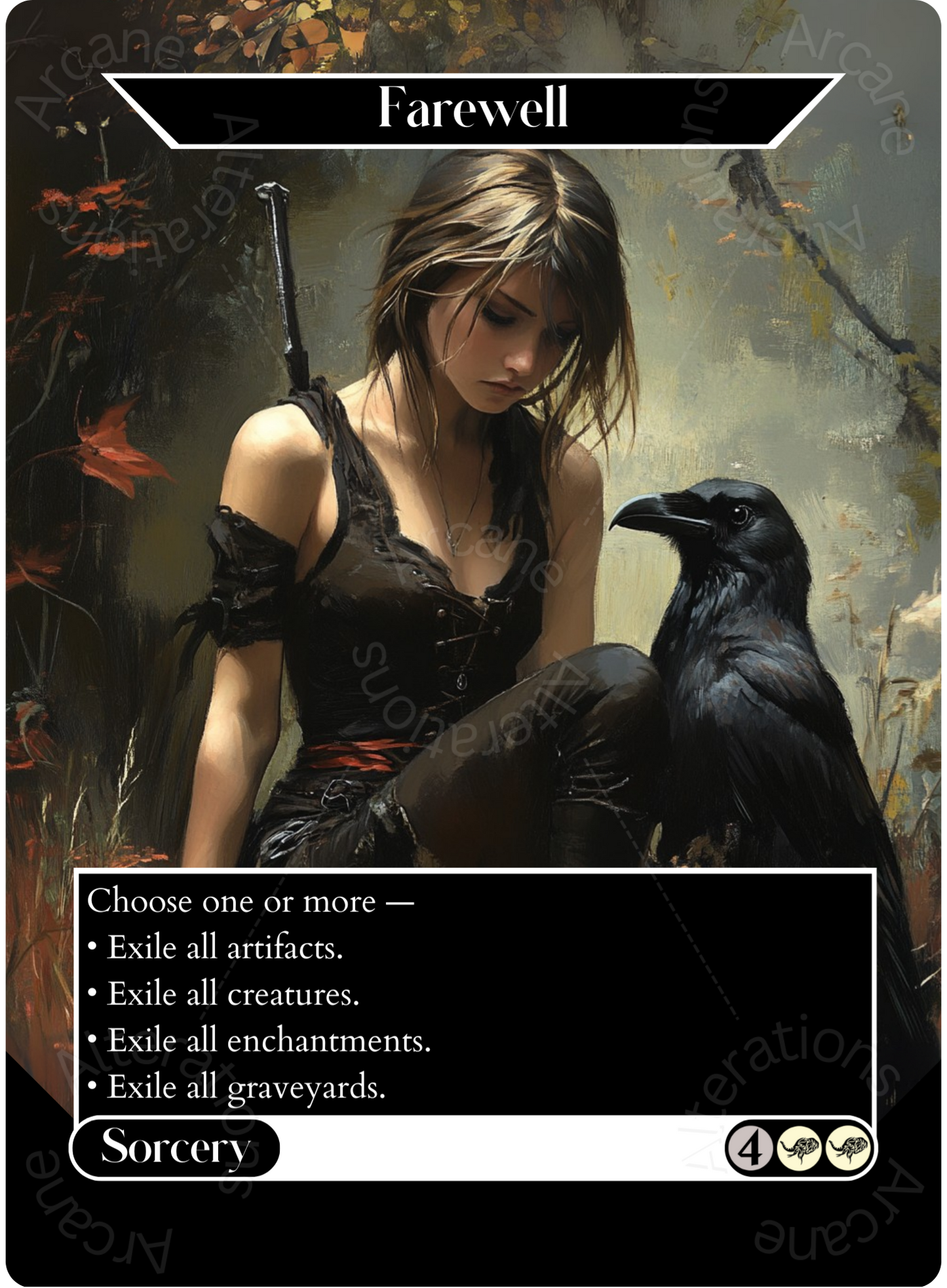 Farewell - Full Art Altered Art Custom Proxy Cards