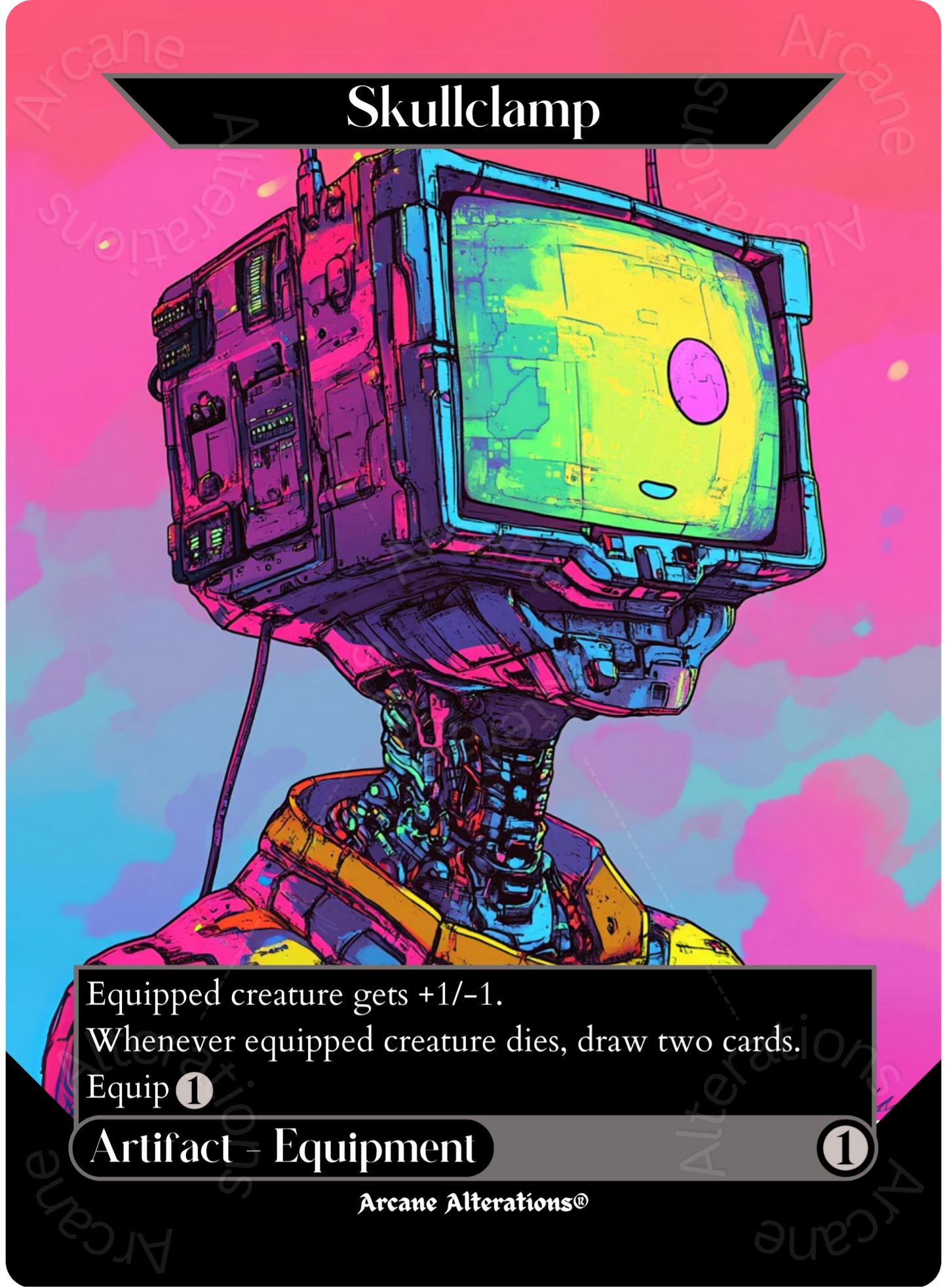 Skullclamp - Full Art Altered Art Custom Proxy Cards