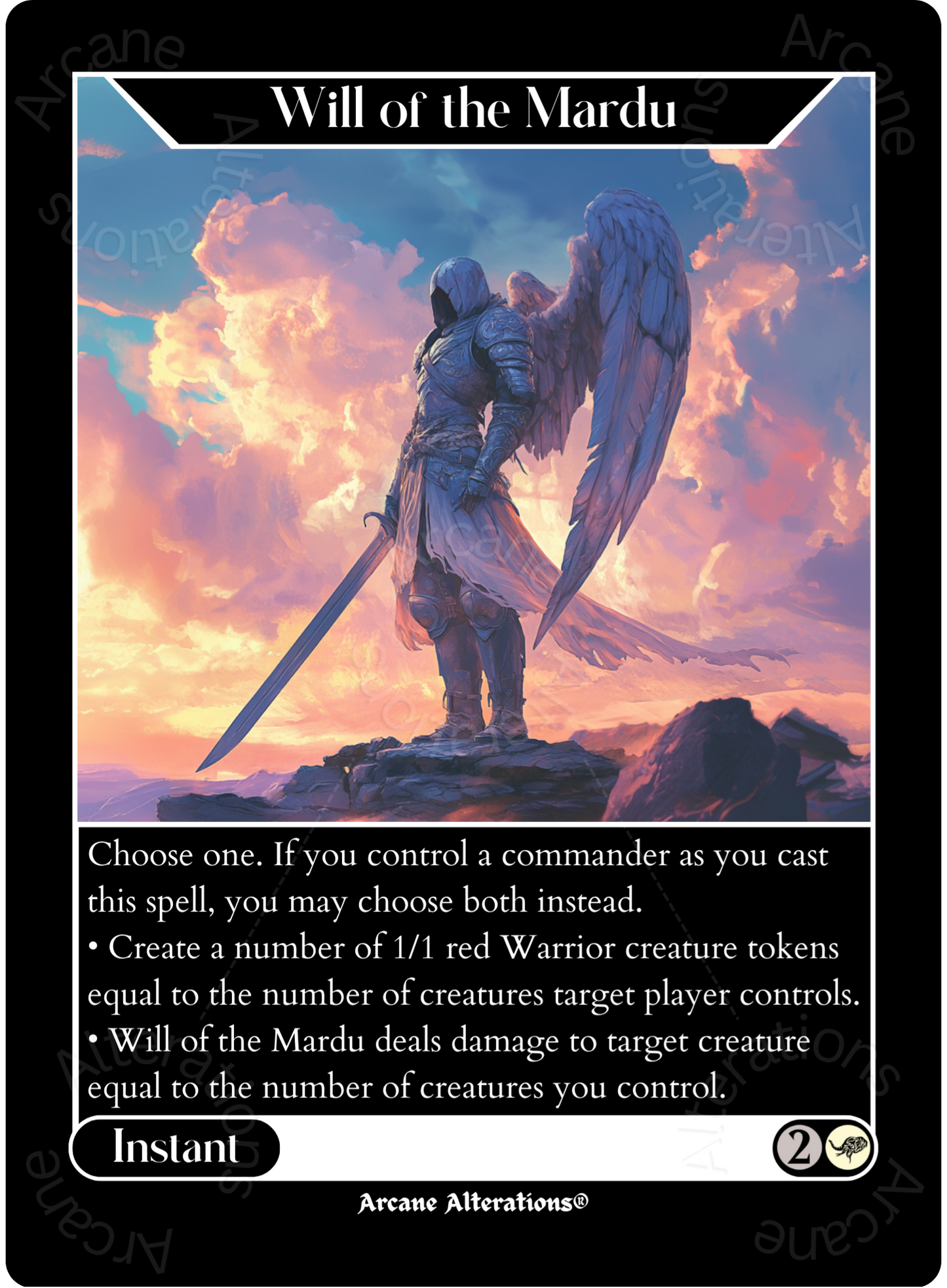 Will of the Mardu - High Quality Altered Art Custom Proxy Cards