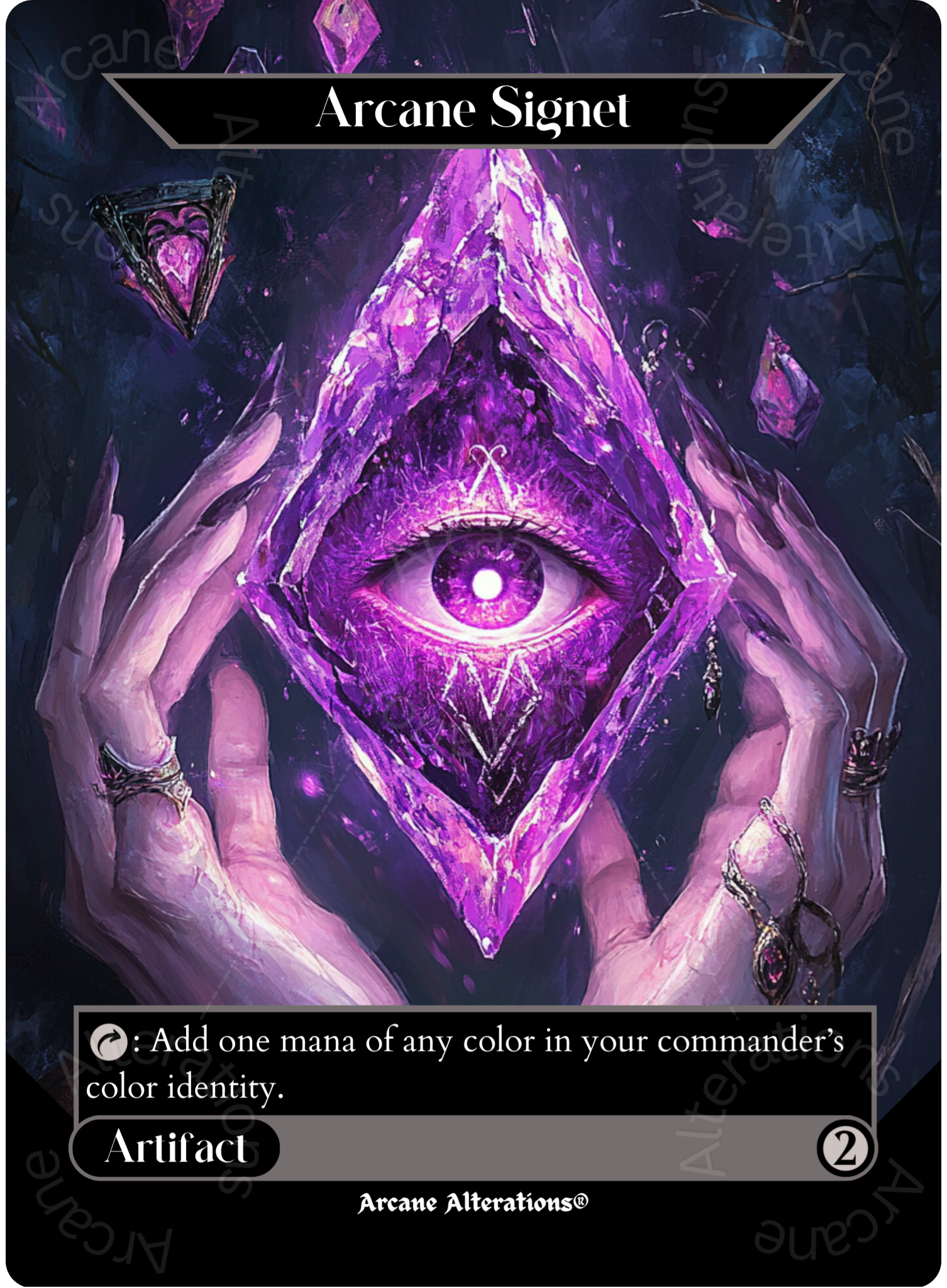 Arcane Signet - Full Art Altered Art Custom Proxy Cards Arcane Signet - Full Art Altered Art Custom Proxy Cards