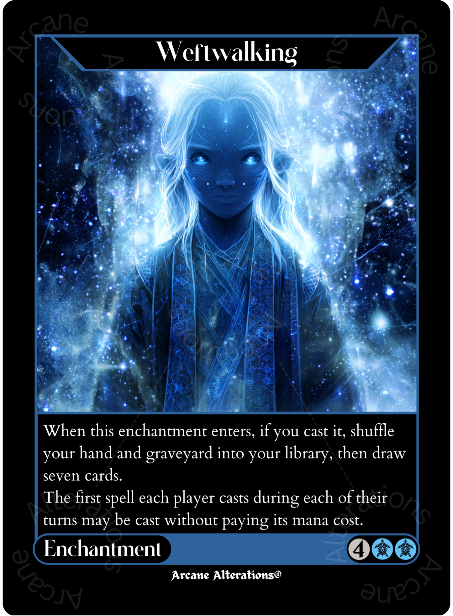 Weftwalking - High Quality Altered Art Custom Proxy Cards