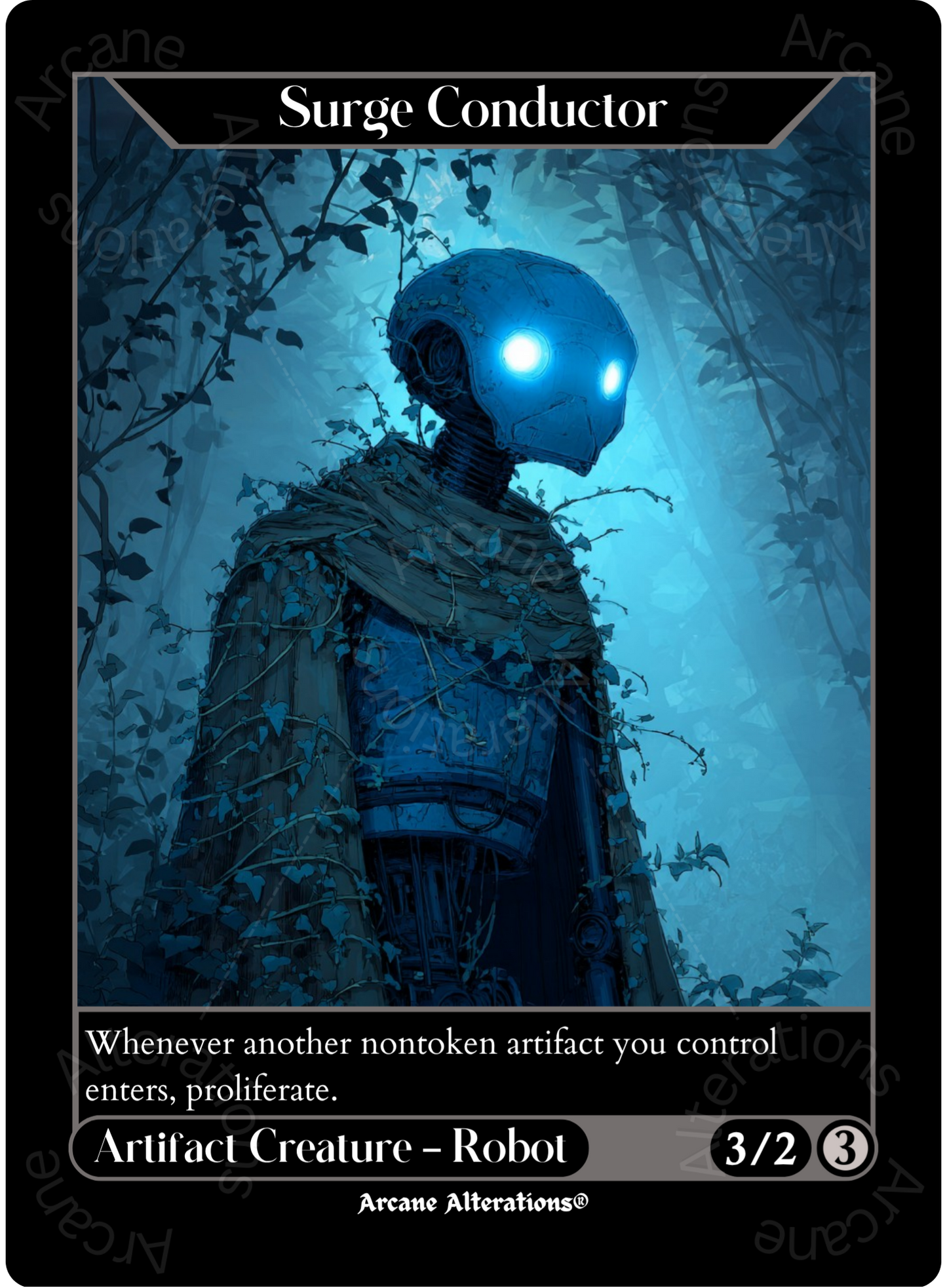 Surge Conductor - High Quality Altered Art Custom Proxy Cards