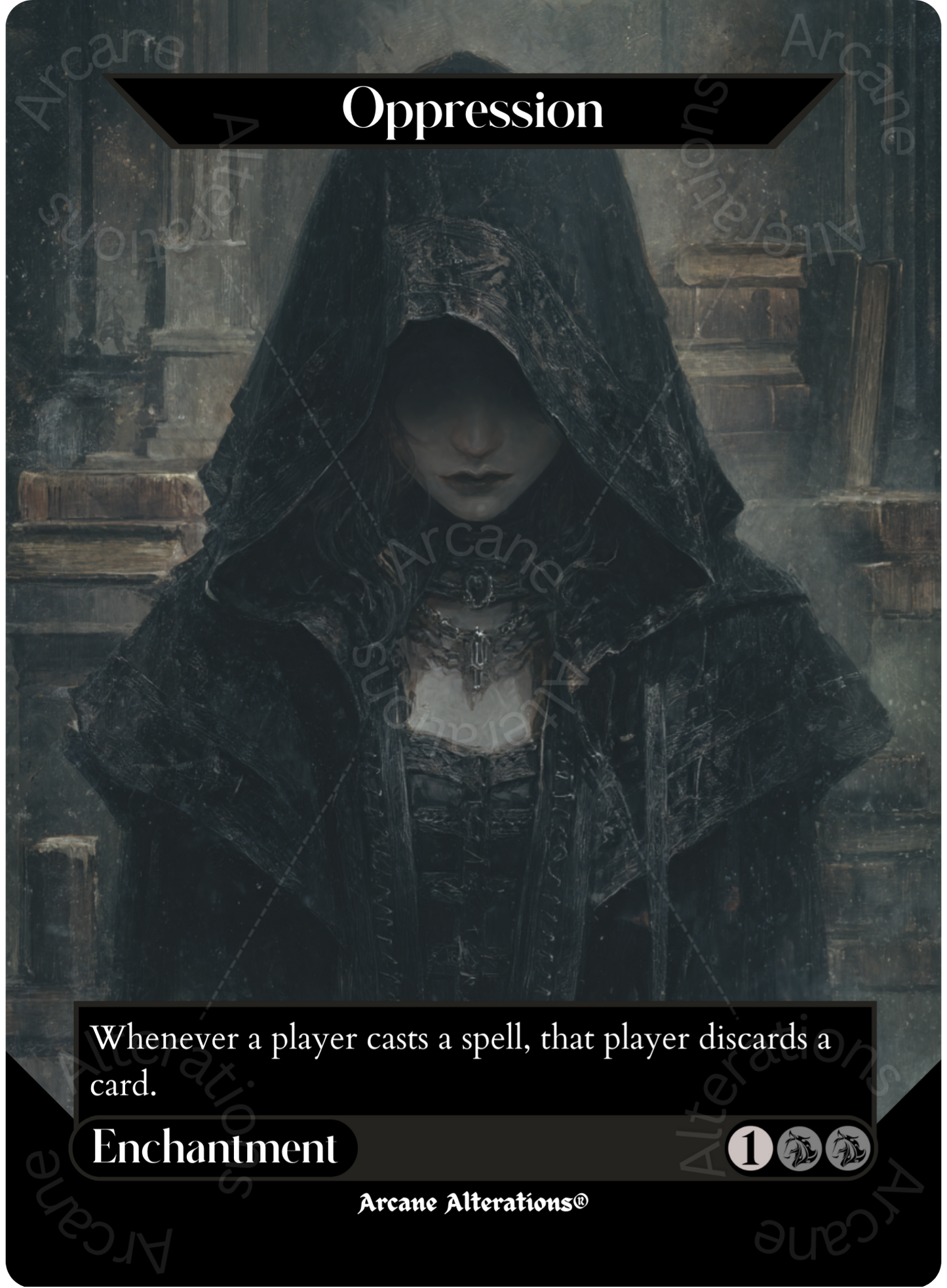 Oppression - Full Art Altered Art Custom Proxy Cards