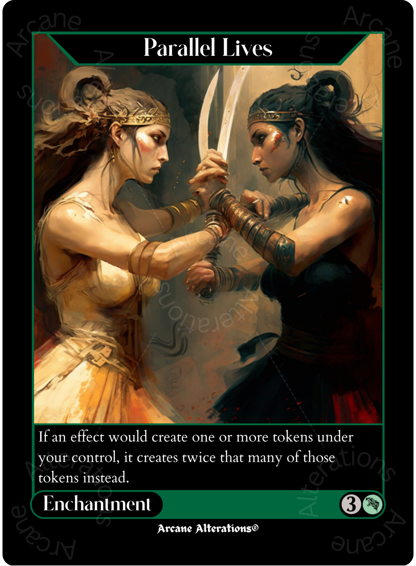 Parallel Lives - High Quality Altered Art Custom Proxy Cards