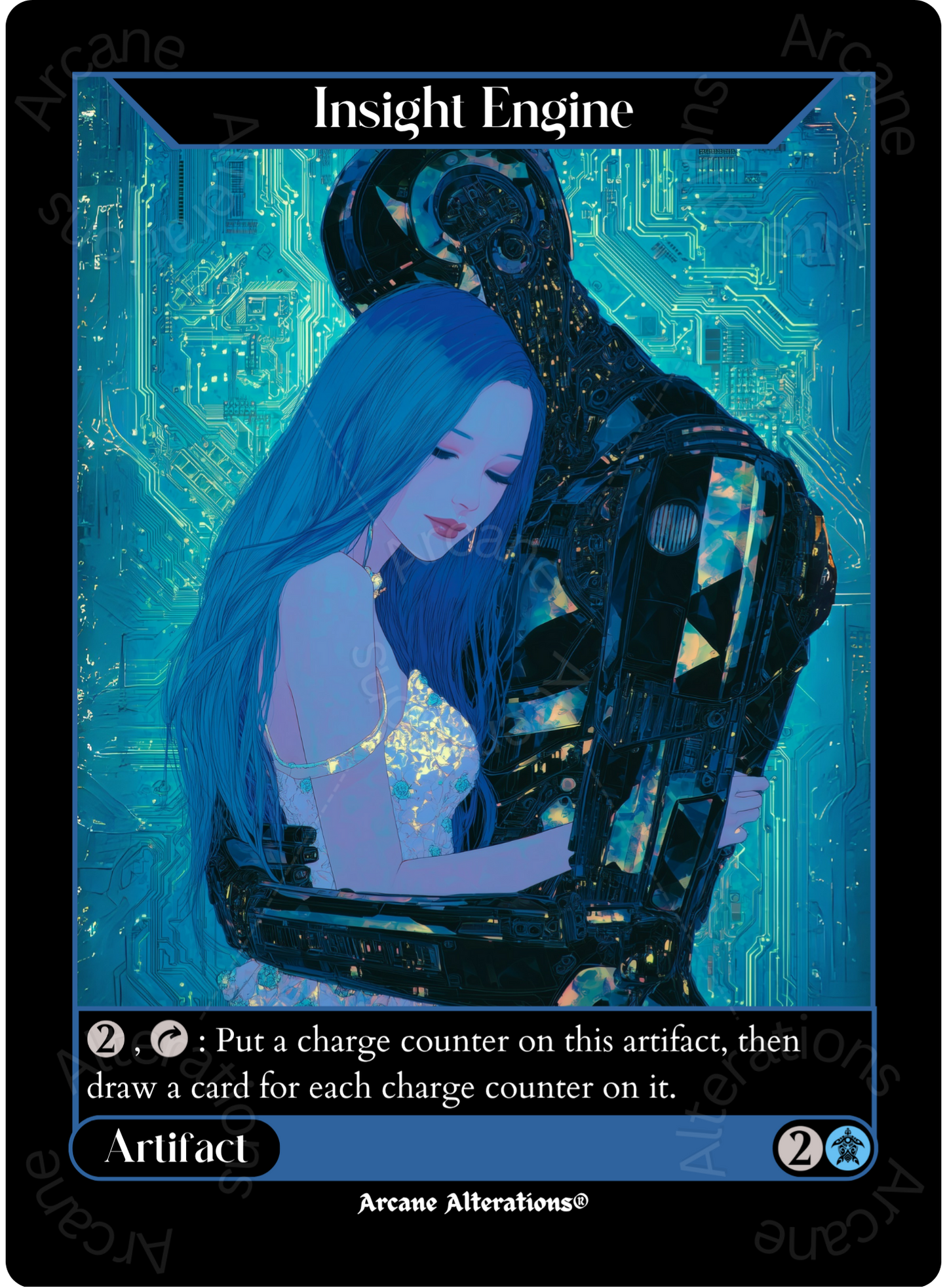 Insight Engine - High Quality Altered Art Custom Proxy Cards
