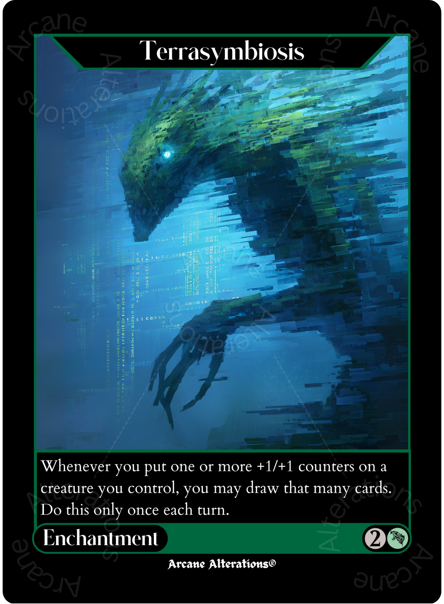 Terrasymbiosis - High Quality Altered Art Custom Proxy Cards
