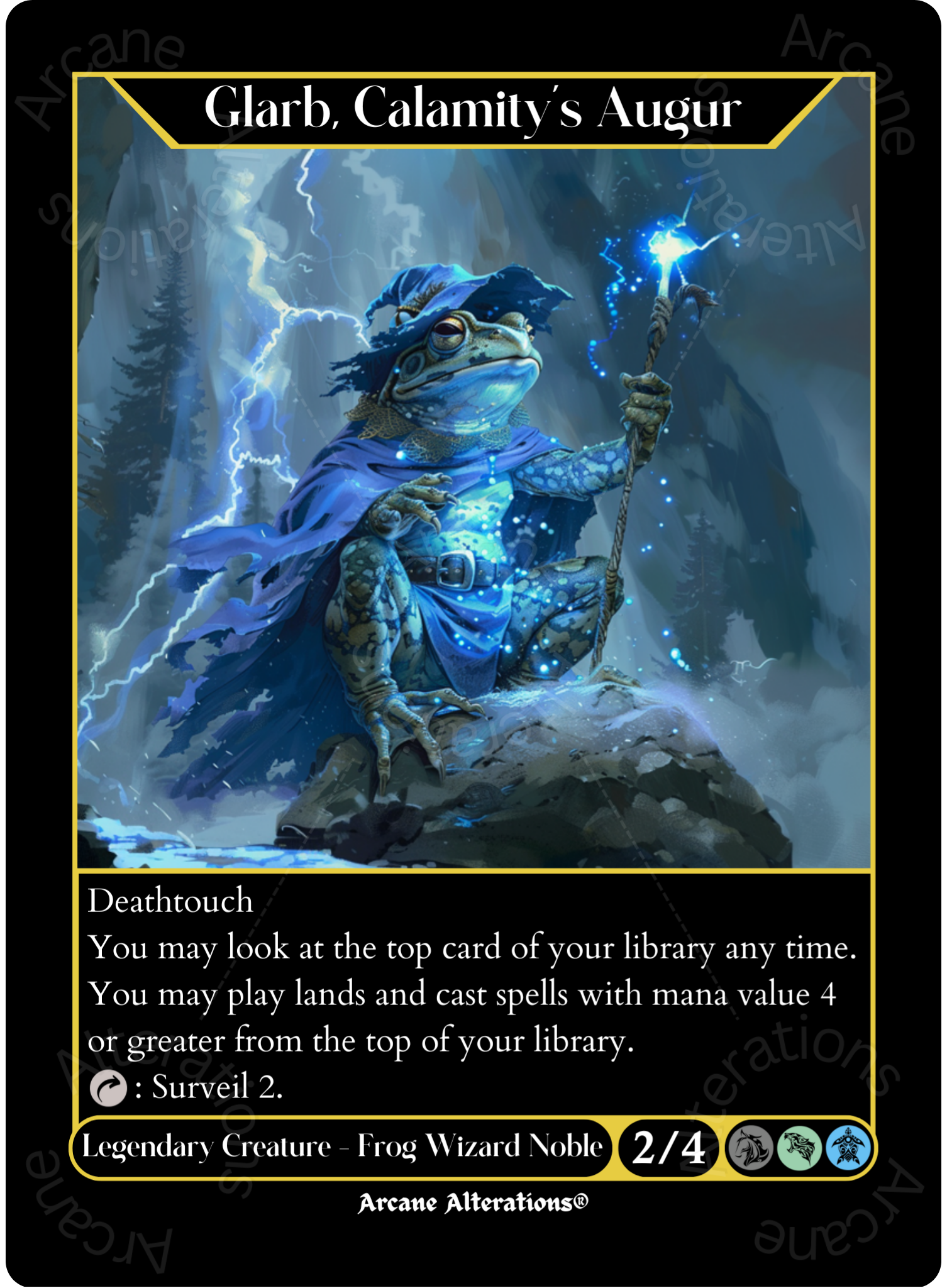 Glarb, Calamity's Augur - High Quality Altered Art Custom Proxy Card Glarb, Calamity's Augur - High Quality Altered Art Custom Proxy Card
