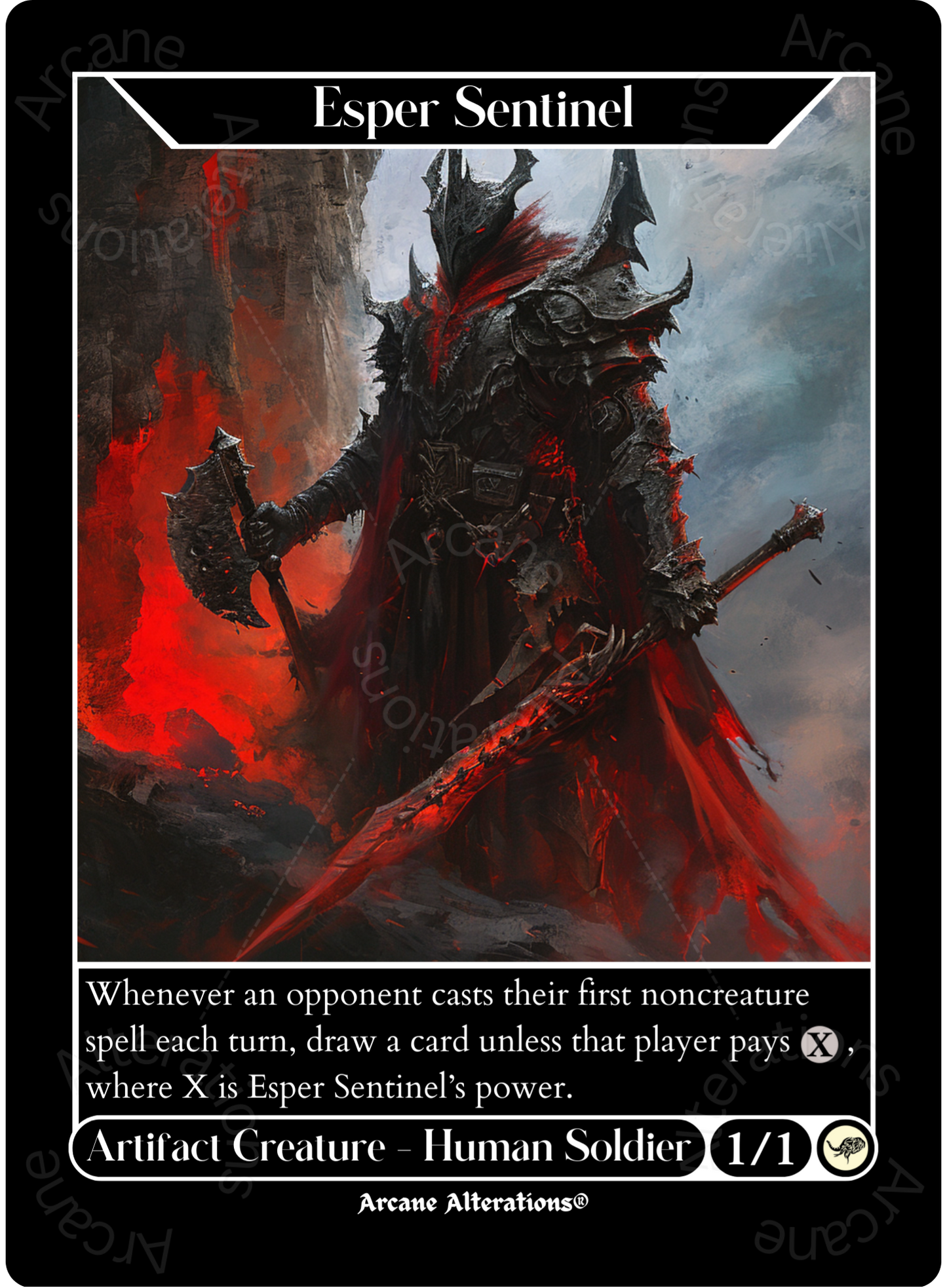 Esper Sentinel - High Quality Altered Art Custom Proxy Cards