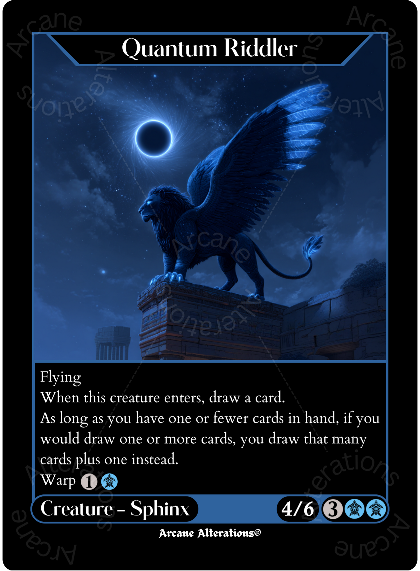 Quantum Riddler - High Quality Altered Art Custom Proxy Cards