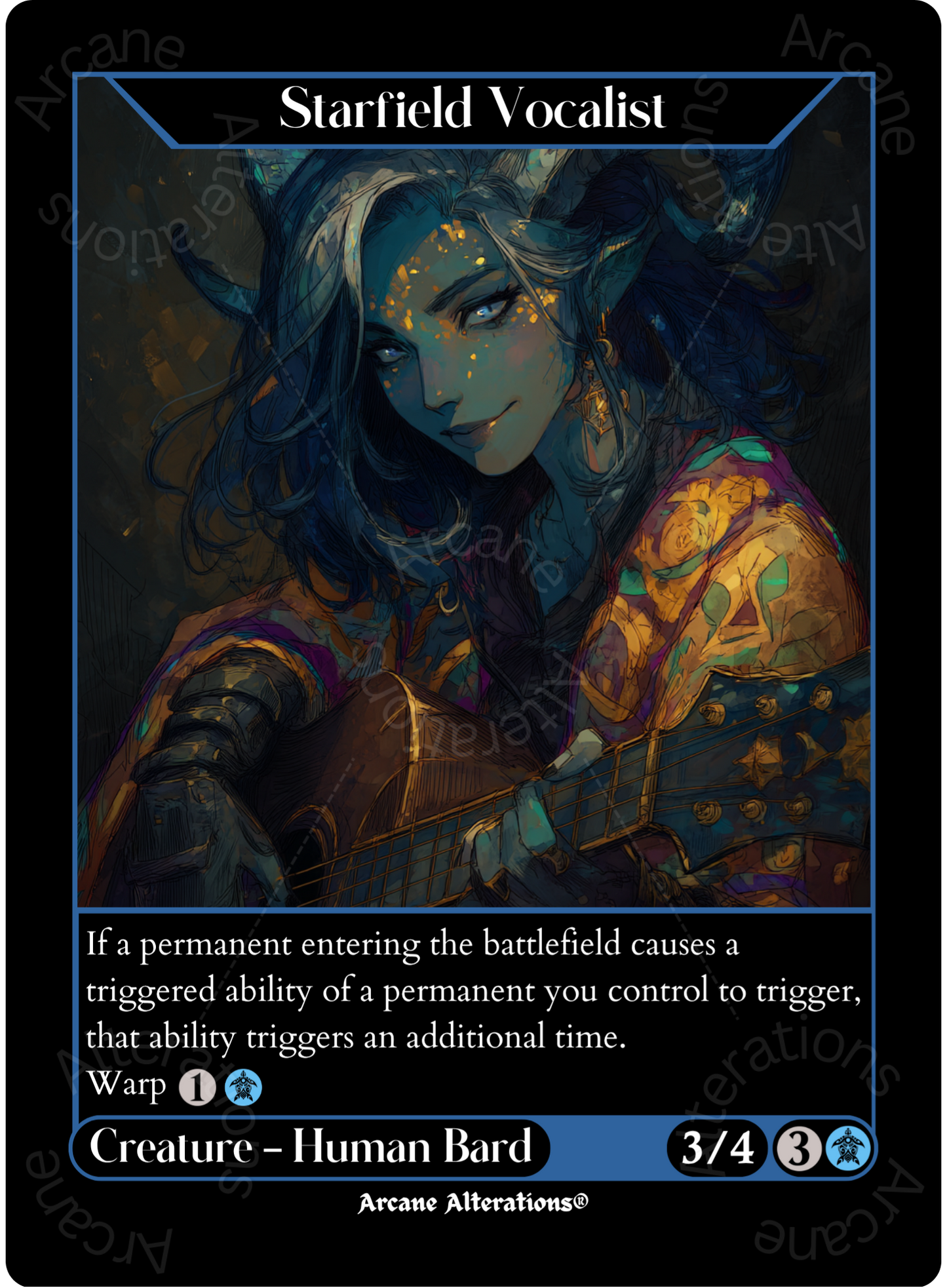 Starfield Vocalist - High Quality Altered Art Custom Proxy Cards