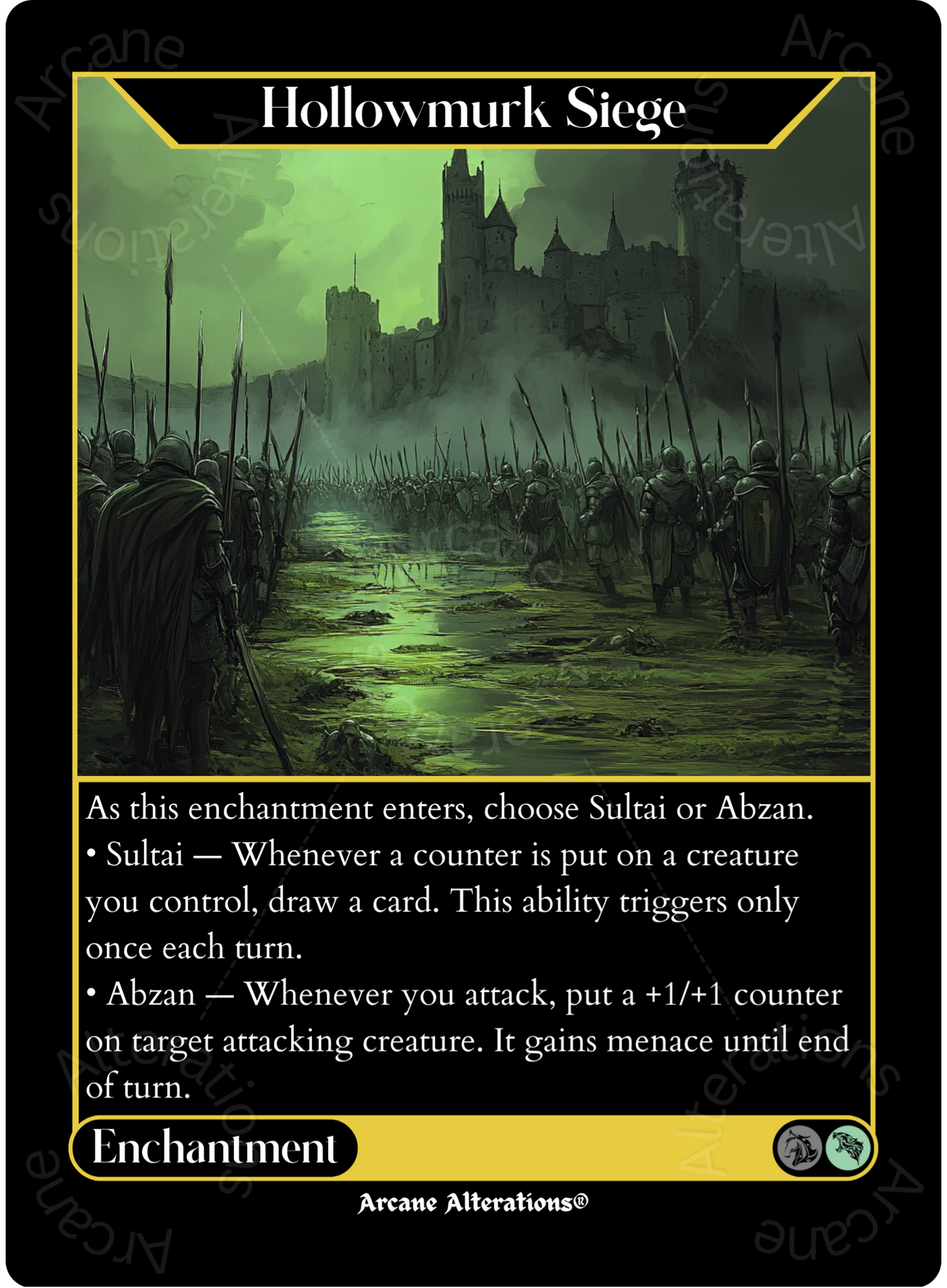 Hallowmurk Siege - High Quality Altered Art Custom Proxy Cards