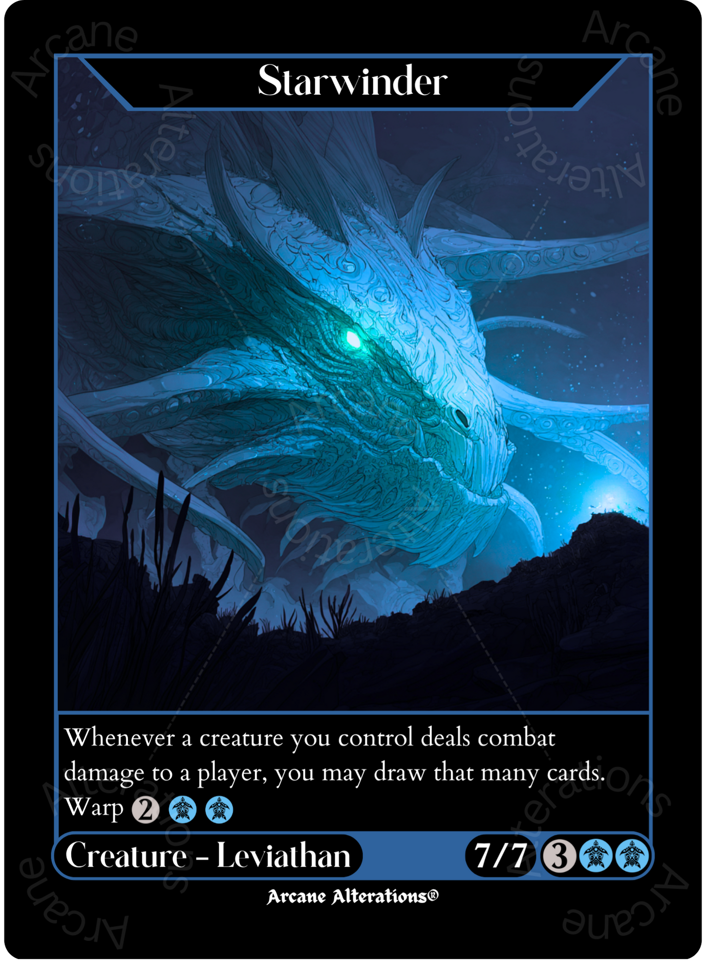 Starwinder - High Quality Altered Art Custom Proxy Cards