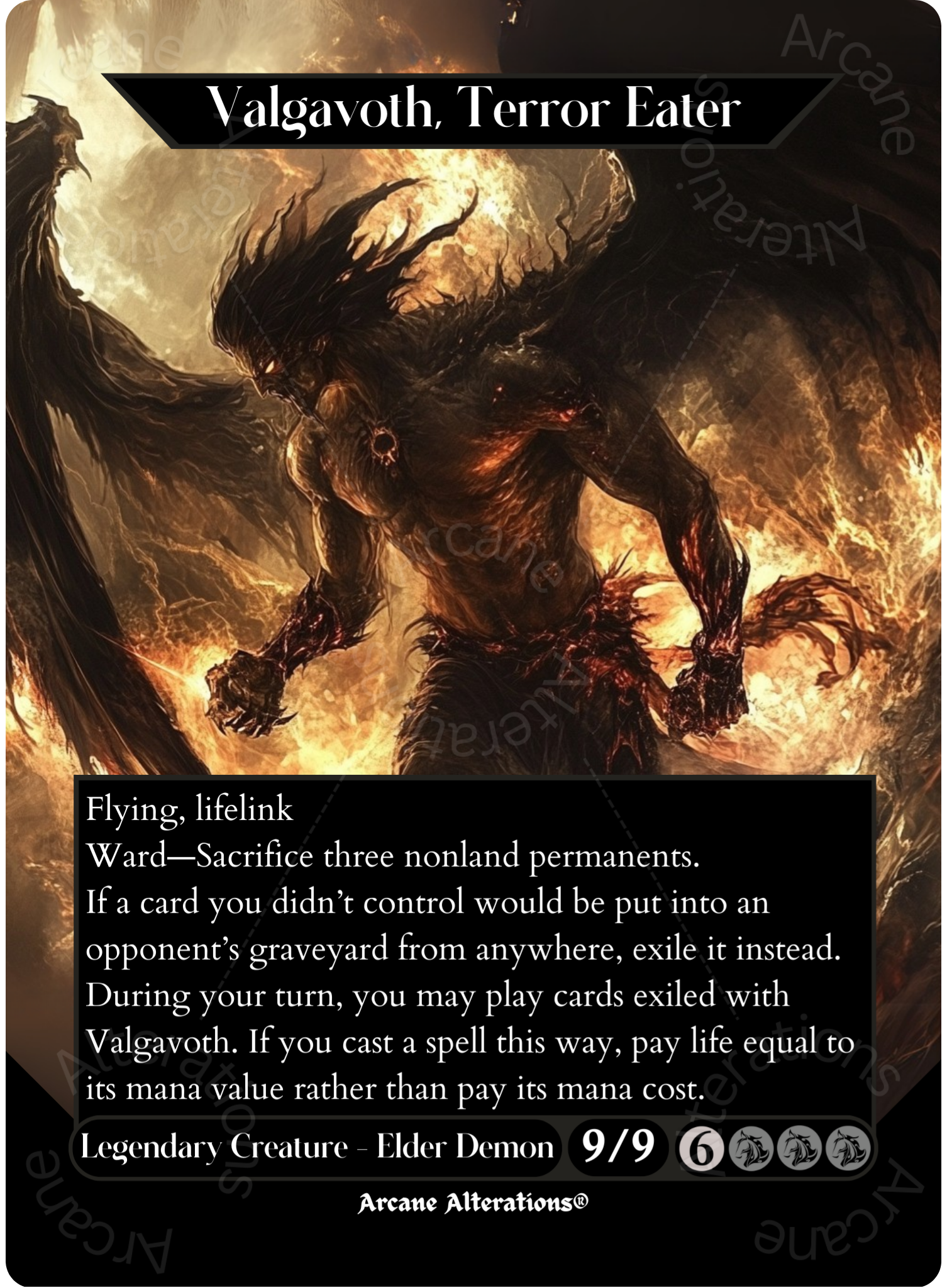 terror mtg card of the Peaks (FOIL Extended Art) - Proxy Outlaws of Thunder Junction please bookmark it Tolarian Terror
