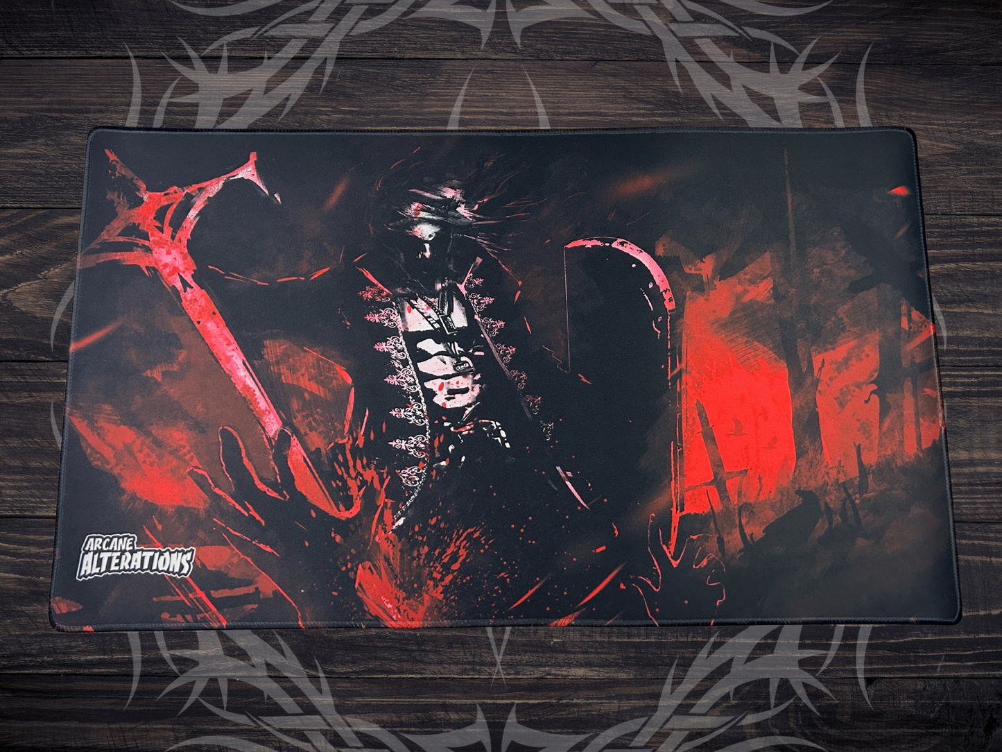Vampire Lord Stitched Edge Playmat 24"x14" (2mm)