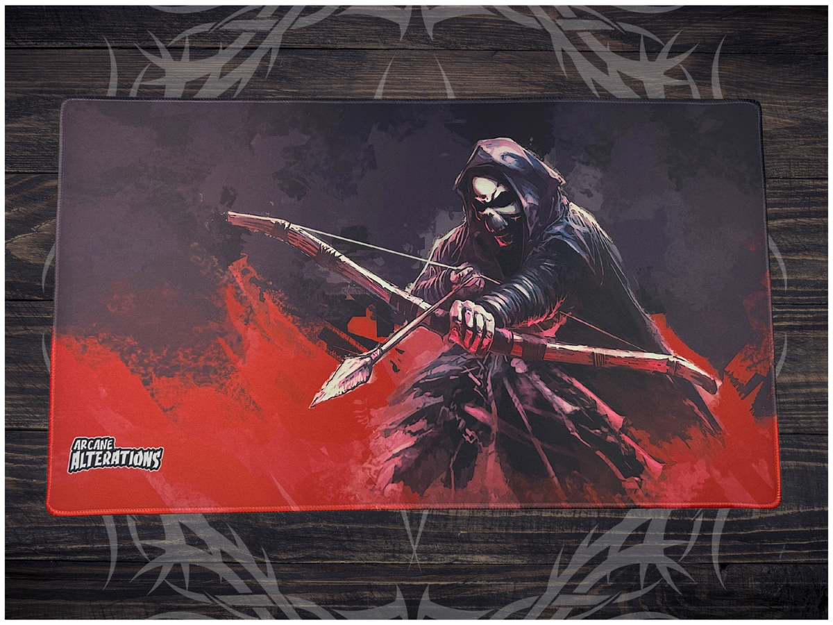 Undead Archer Stitched Edge Playmat 24"x14" (2mm)