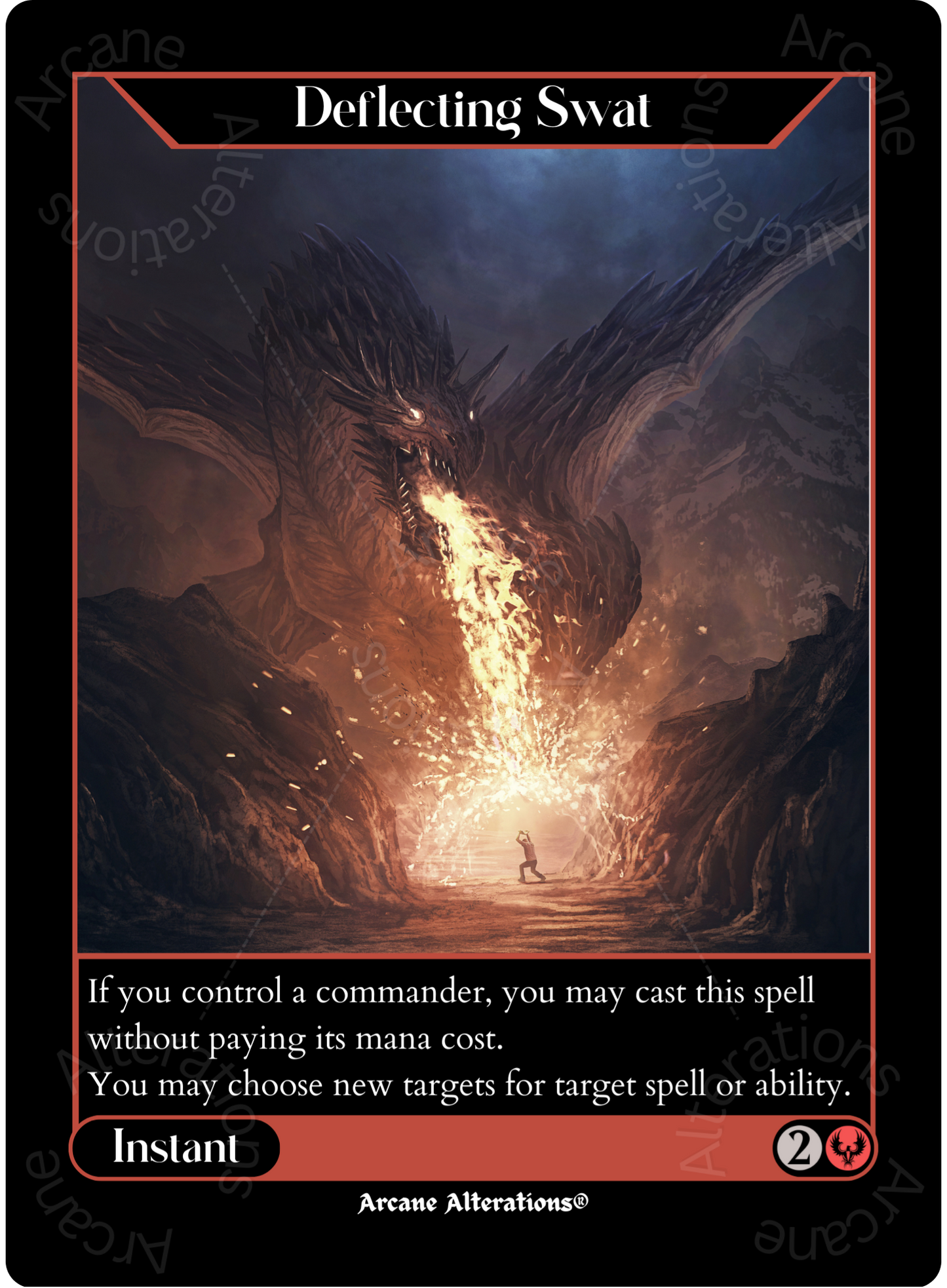 Deflecting Swat - High Quality Altered Art Custom Proxy Cards