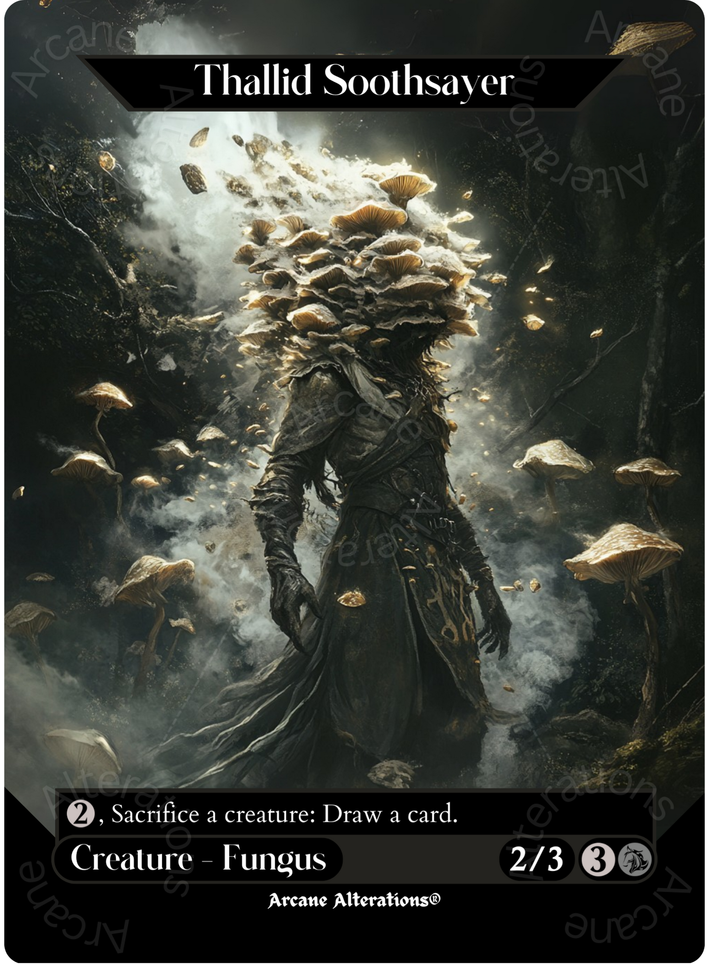 Thallid Soothsayer - Full Art Altered Art Custom Proxy Cards