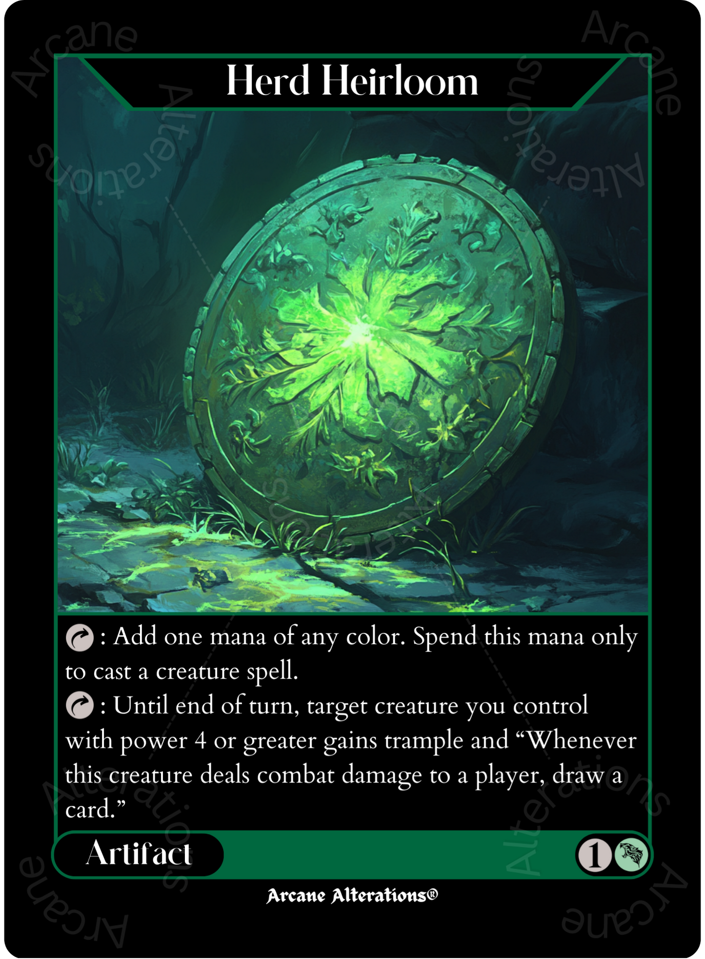 Herd Heirloom - High Quality Altered Art Custom Proxy Cards