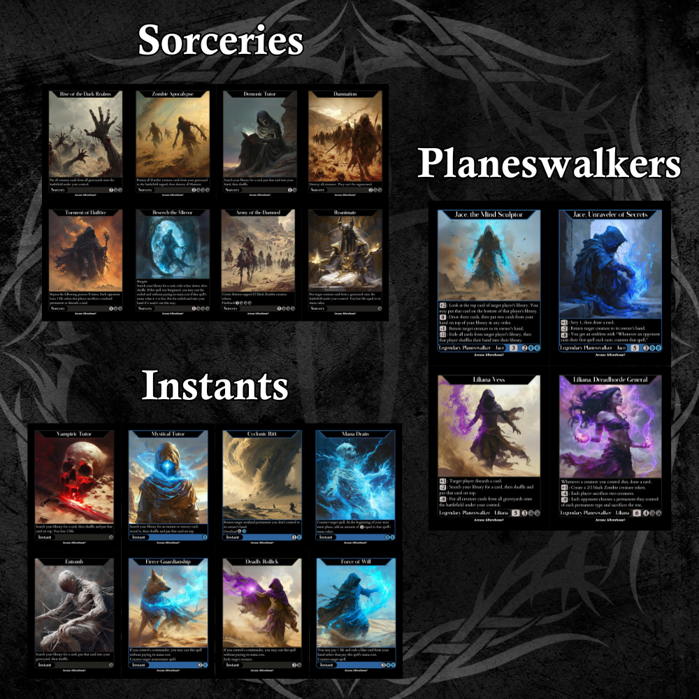 The Scarab God Zombie Tribal Reanimation Commander Deck Fully Customized