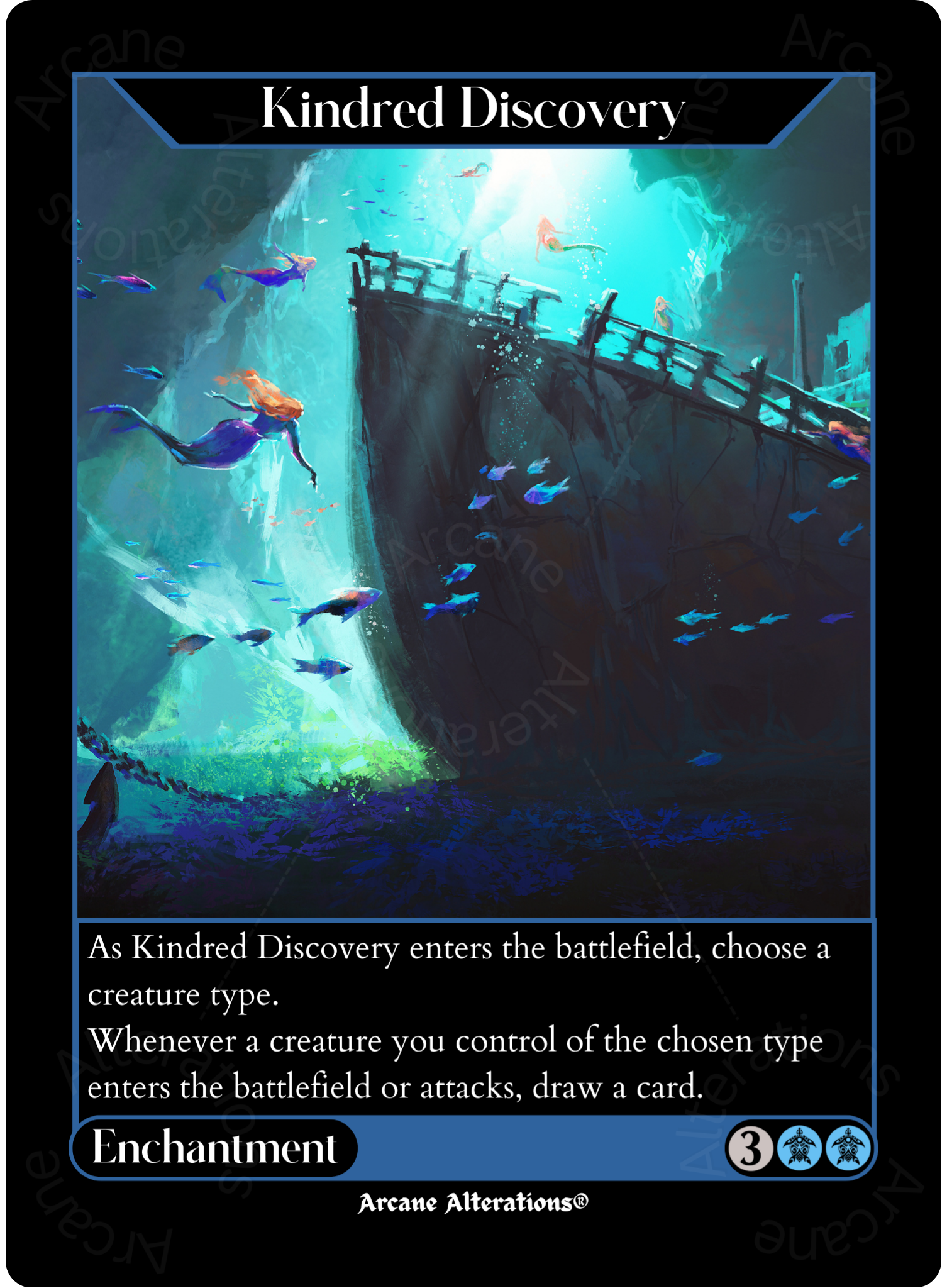 kindred card type mtg Kindred Discovery