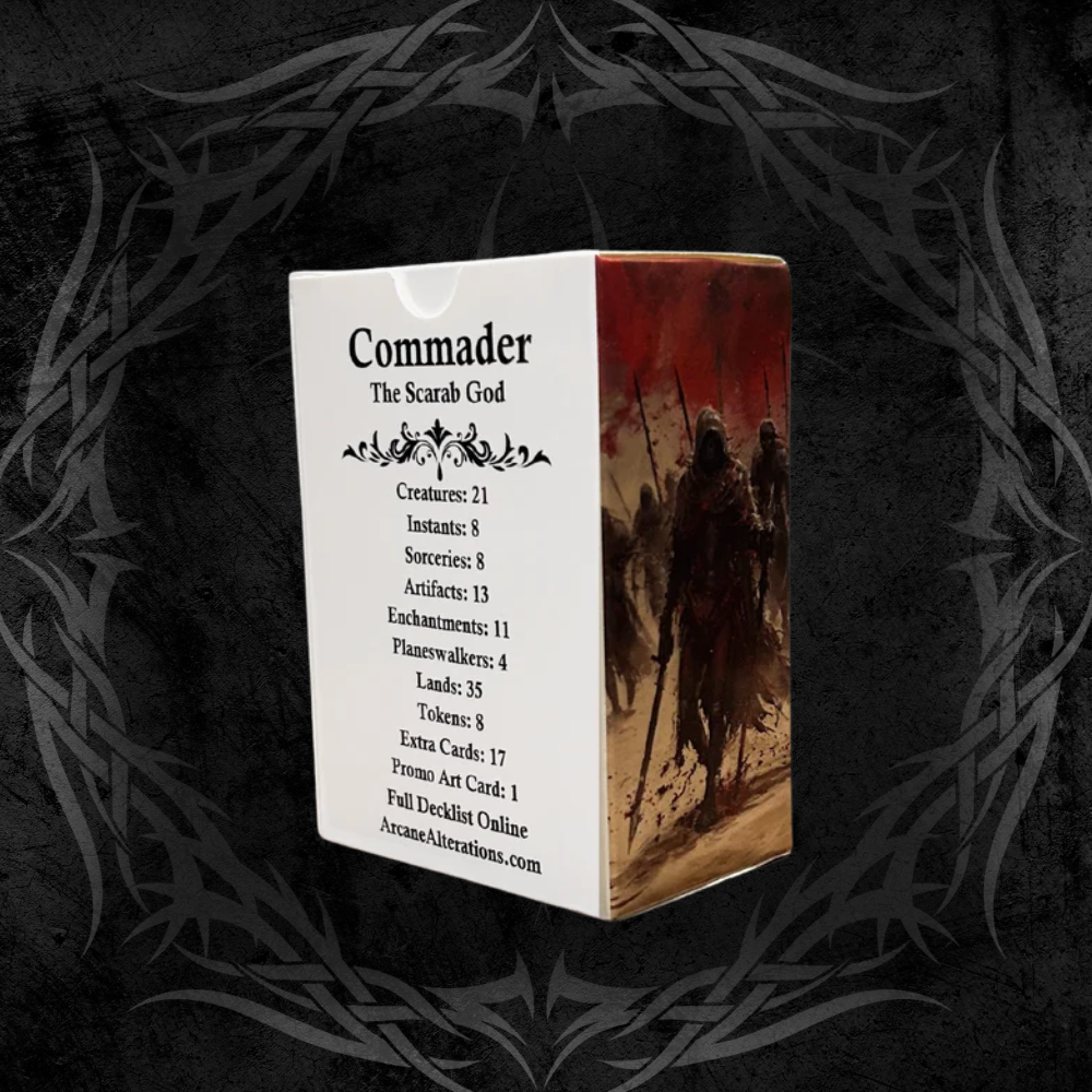 The Scarab God Zombie Tribal Reanimation Commander Deck Fully Customized