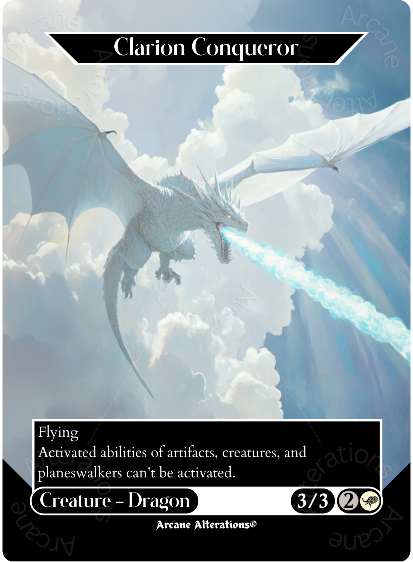 Clarion Conqueror - Full Art Altered Art Custom Proxy Cards