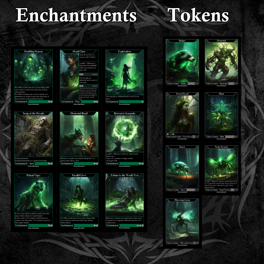 Greensleeves, Maro-Sorcerer Landfall Commander Deck Fully Customized