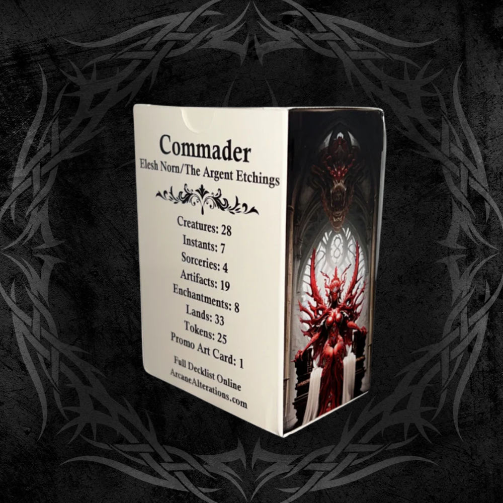 Elesh Norn Phyrexian Tribal Commander Deck Fully Customized