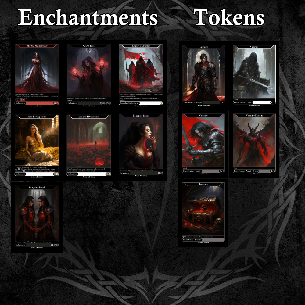 Edgar Markov Vampire Tribal Commander Deck Fully Customized