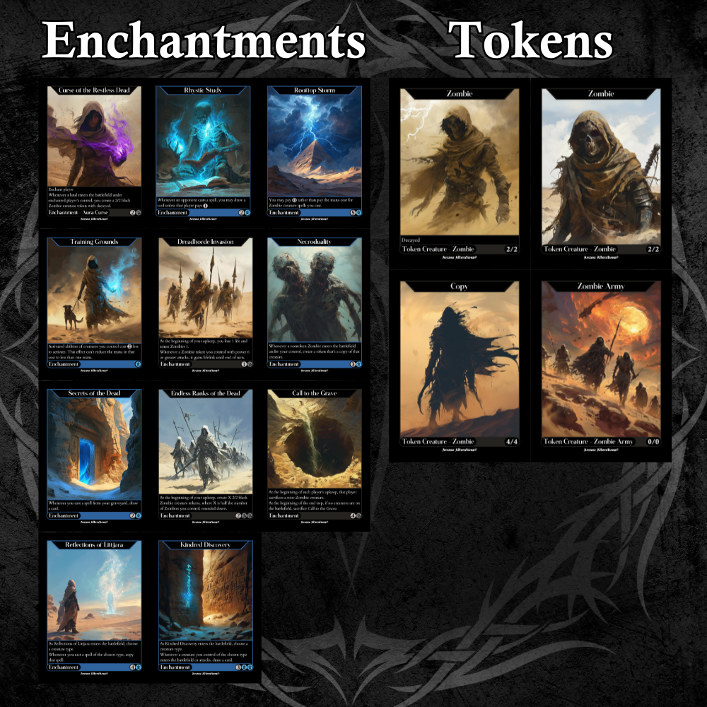 The Scarab God Zombie Tribal Reanimation Commander Deck Fully Customized
