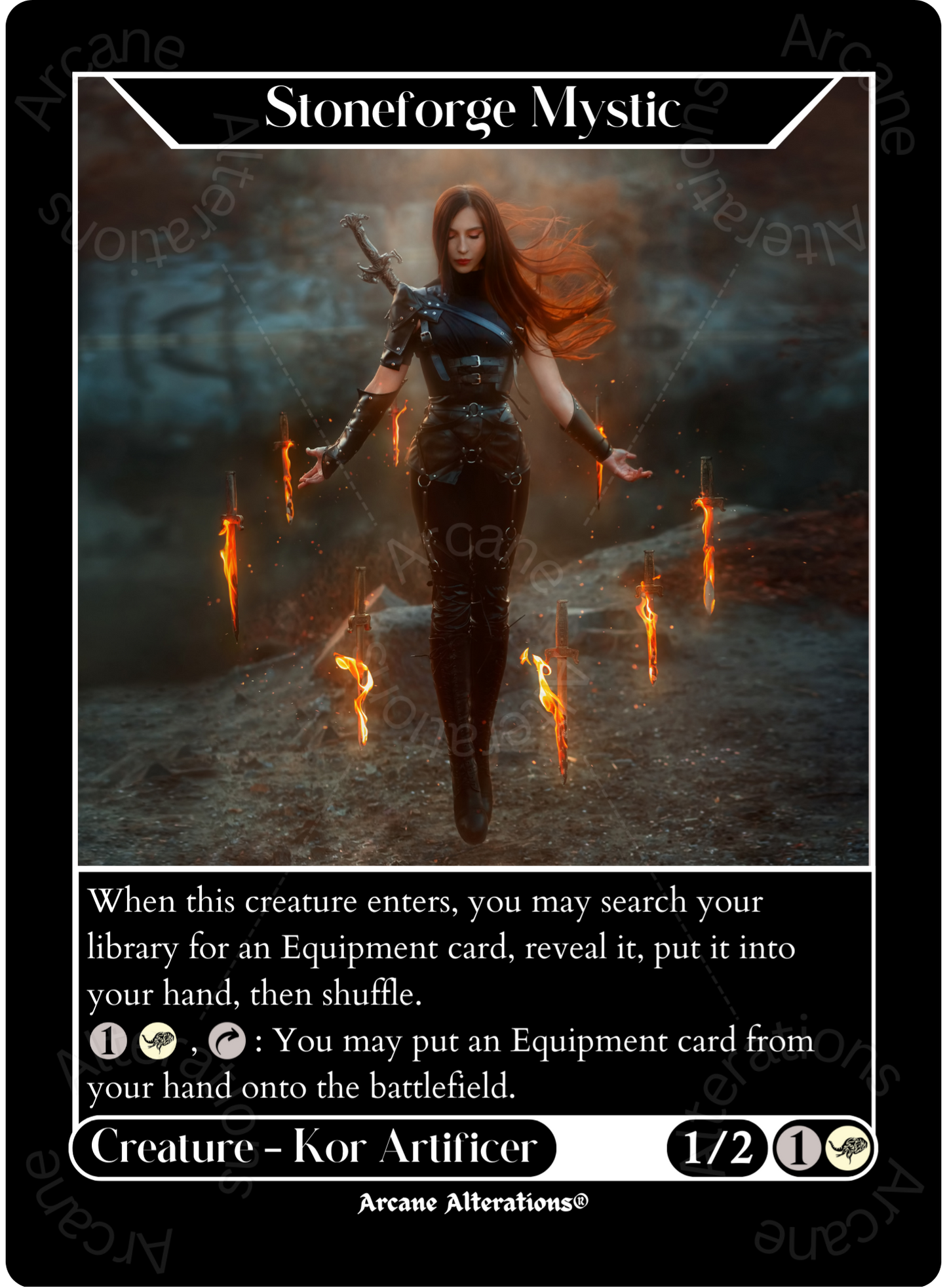 Stoneforge Mystic - High Quality Altered Art Custom Proxy Cards