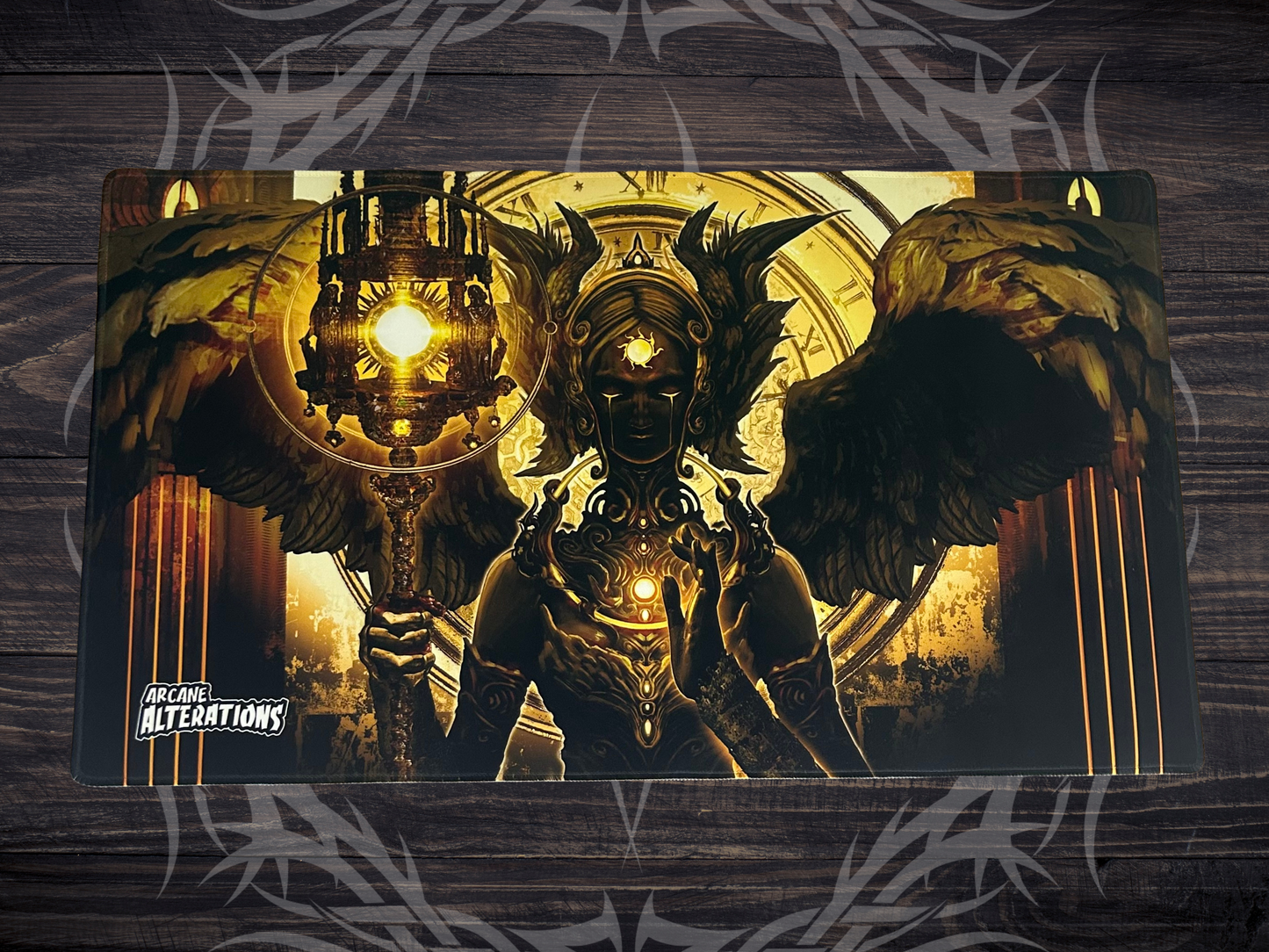 Sun God Stitched Edge Playmat 24"x14" (2mm)