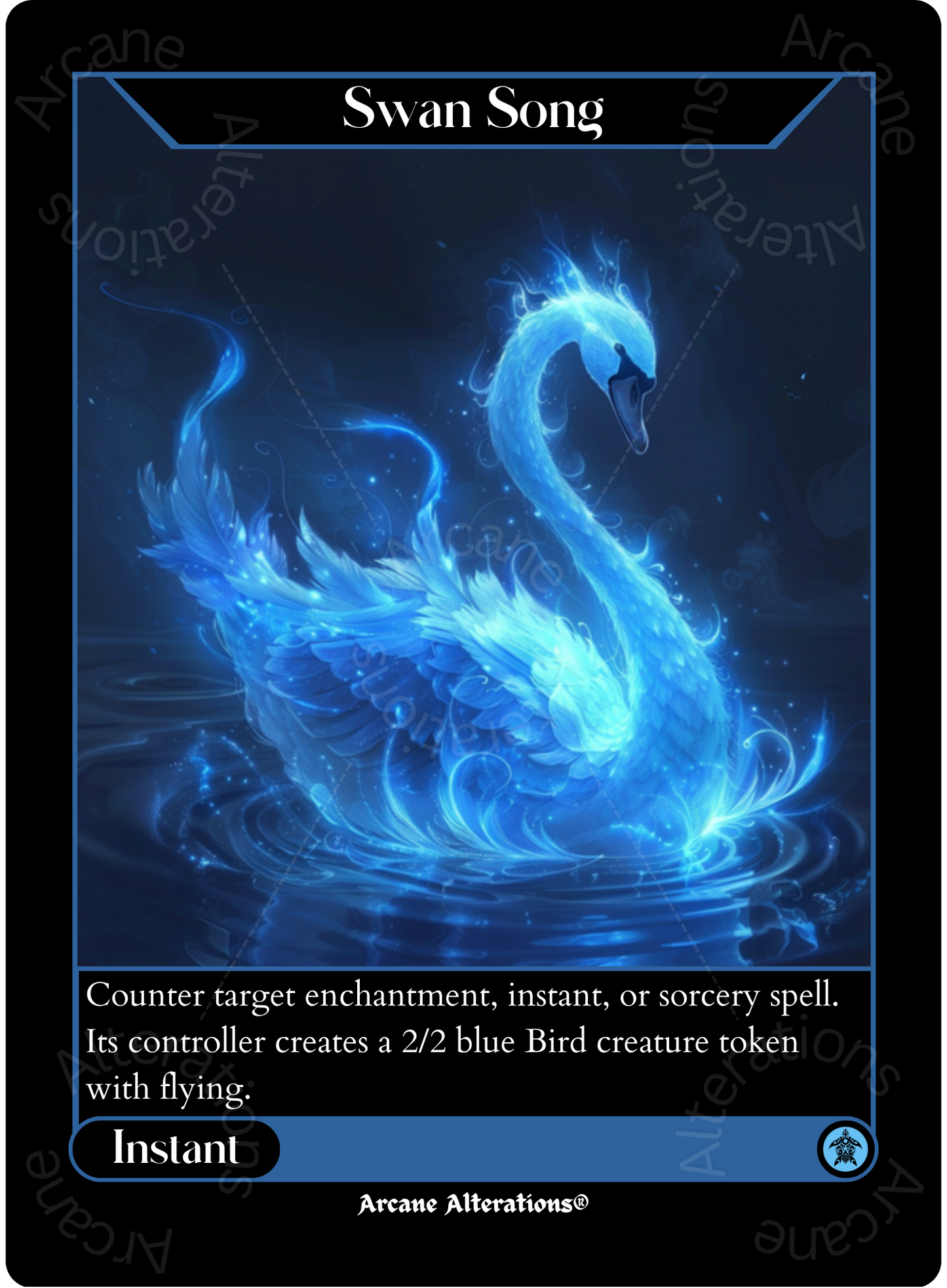 Swan Song - High Quality Altered Art Custom Proxy Cards